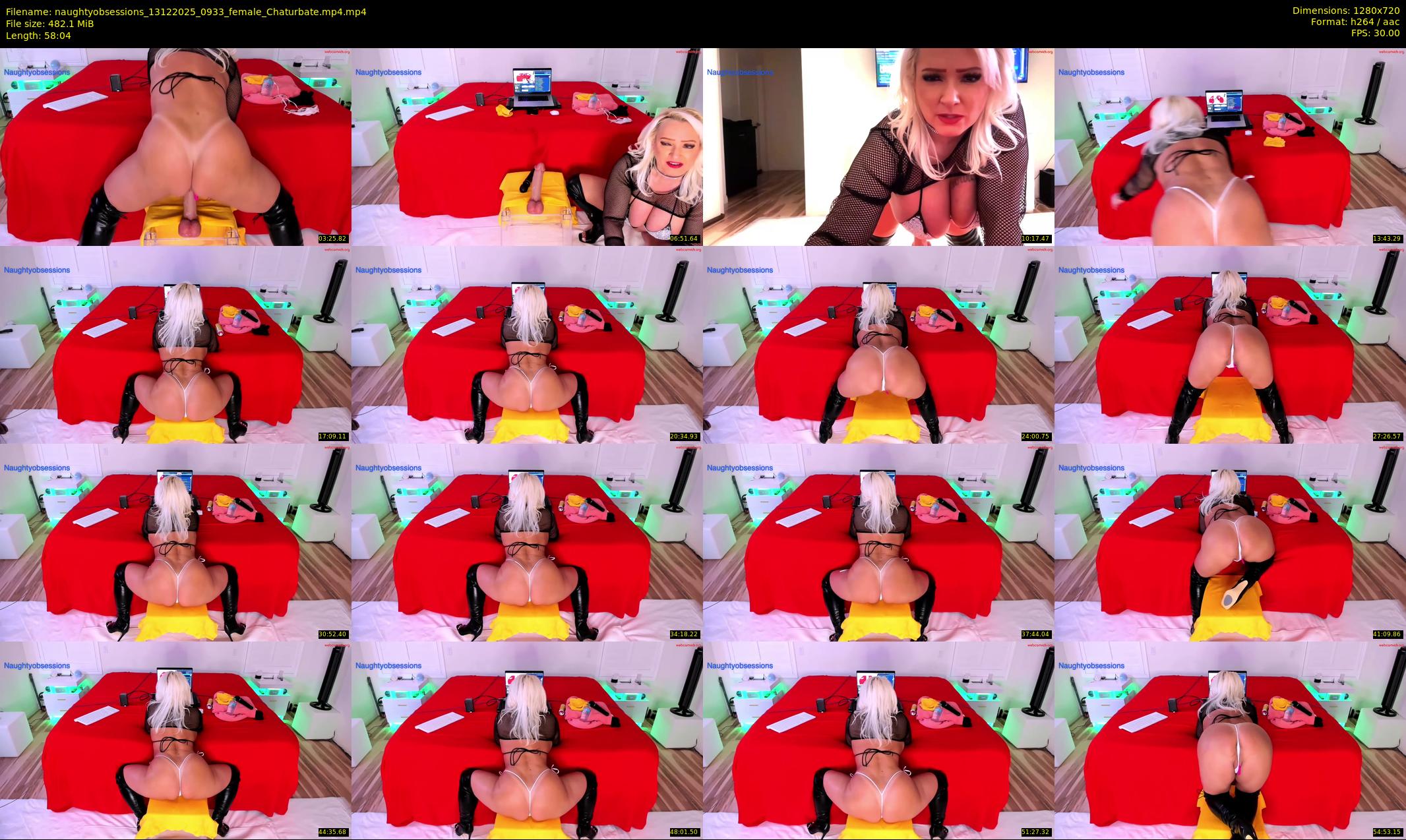 naughtyobsessions — 59 minute Chaturbate female cam show recording, 720p, Dec 13, 2025