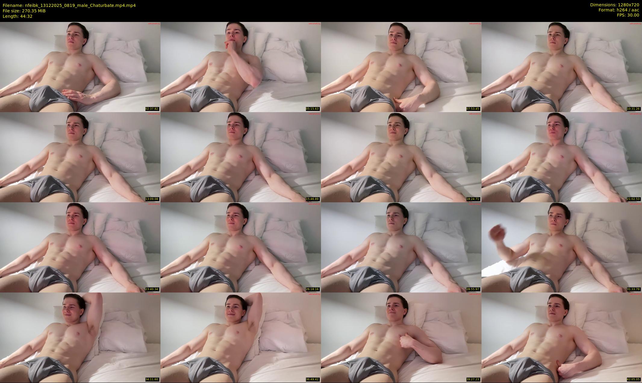 nfeibk — 45 minute Chaturbate male cam show recording, 720p, Dec 13, 2025