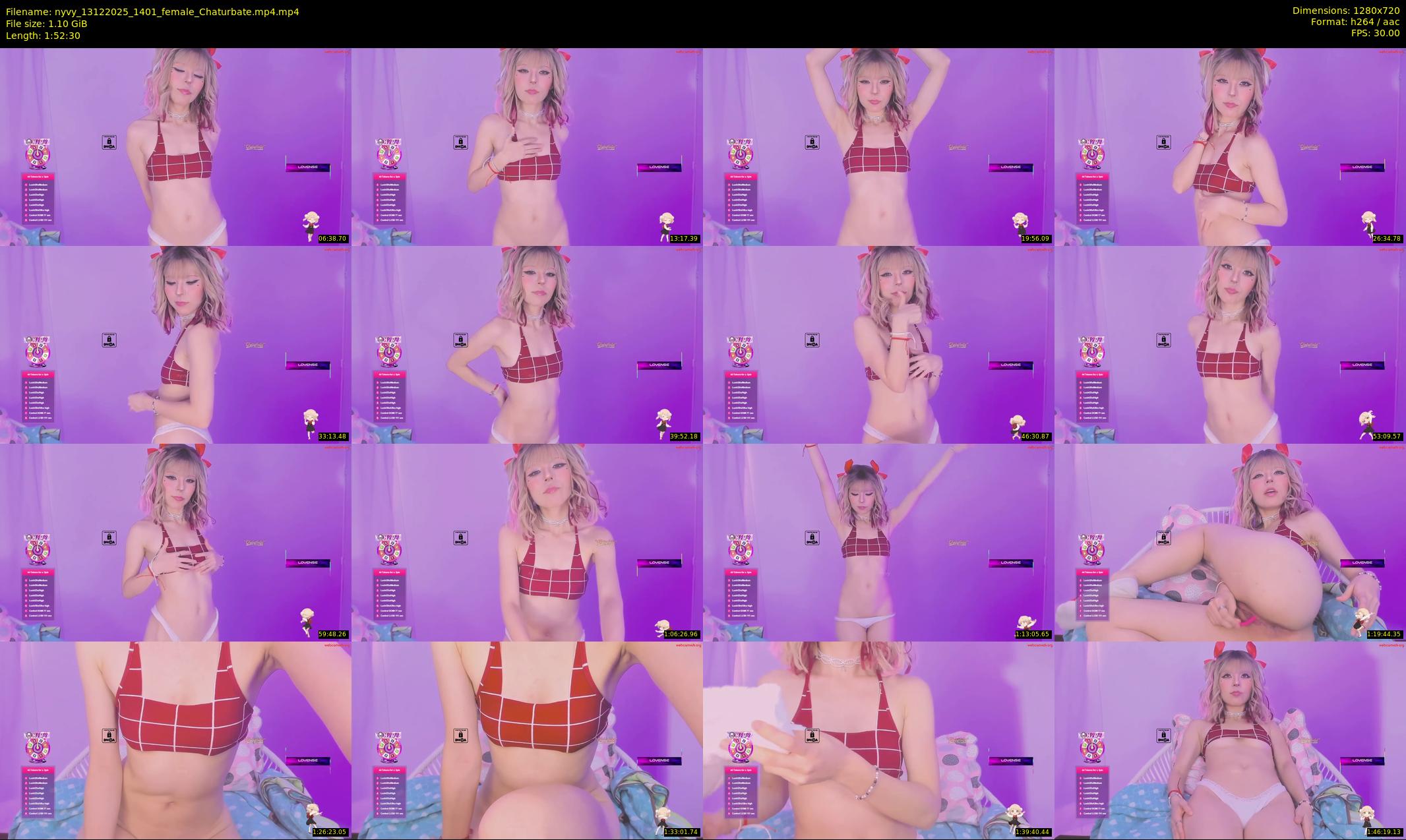 nyvy — 113 minute Chaturbate female cam show recording, 720p, Dec 13, 2025