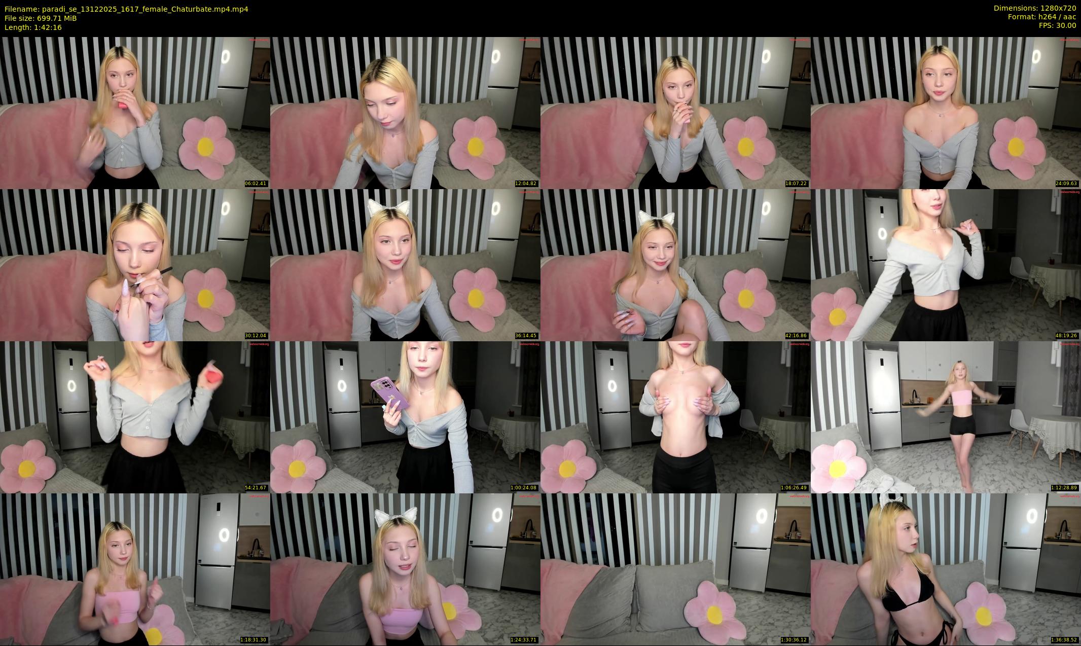 paradi_se — 103 minute Chaturbate female cam show recording, 720p, Dec 13, 2025