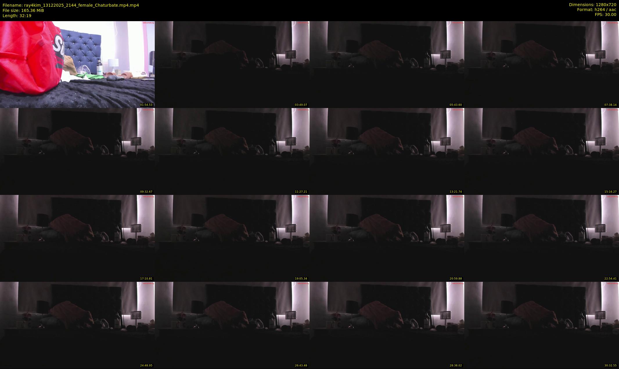 ray4kim — 33 minute Chaturbate couple cam show recording, 720p, Dec 13, 2025