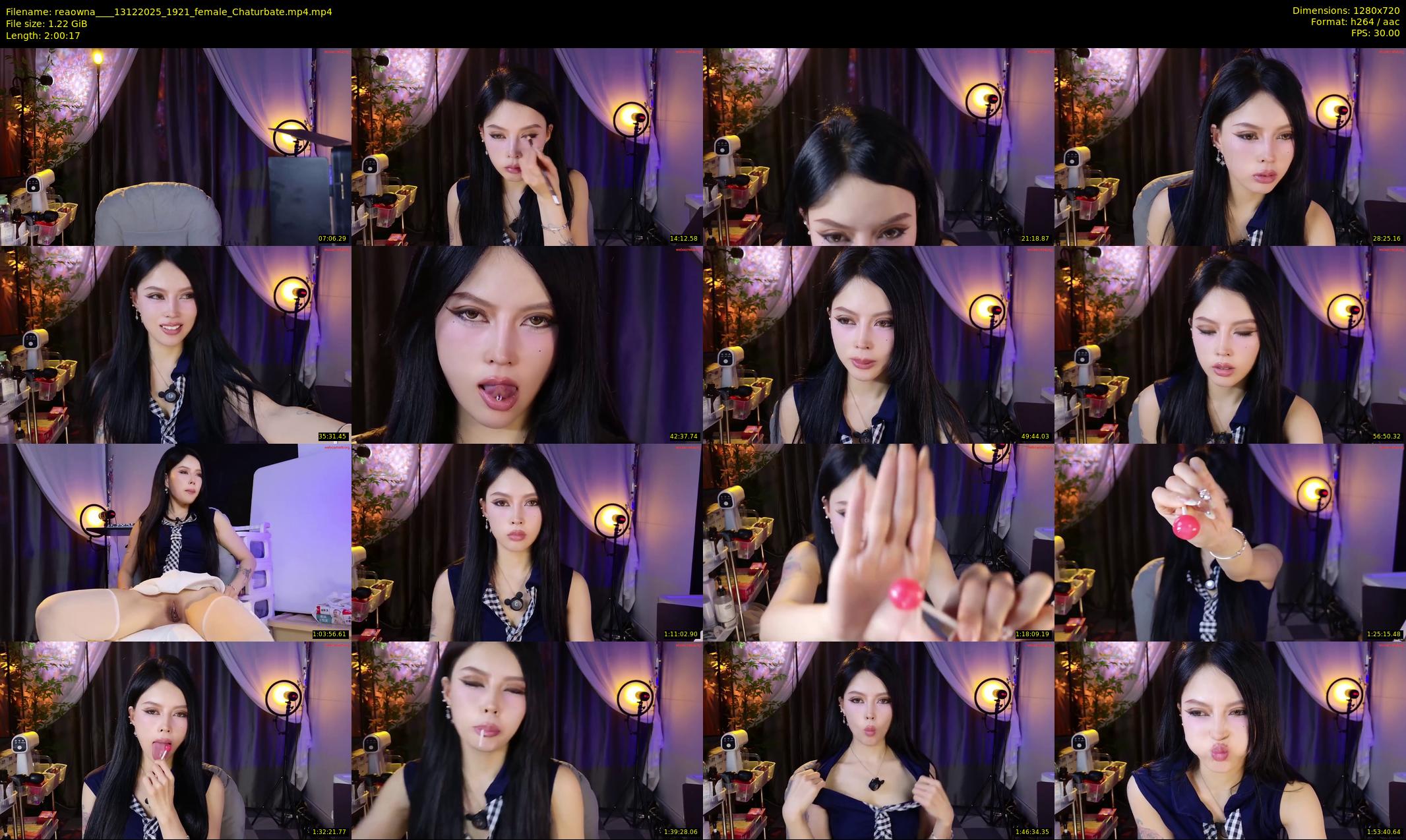 reaowna___ — 121 minute Chaturbate female cam show recording, 720p, Dec 13, 2025