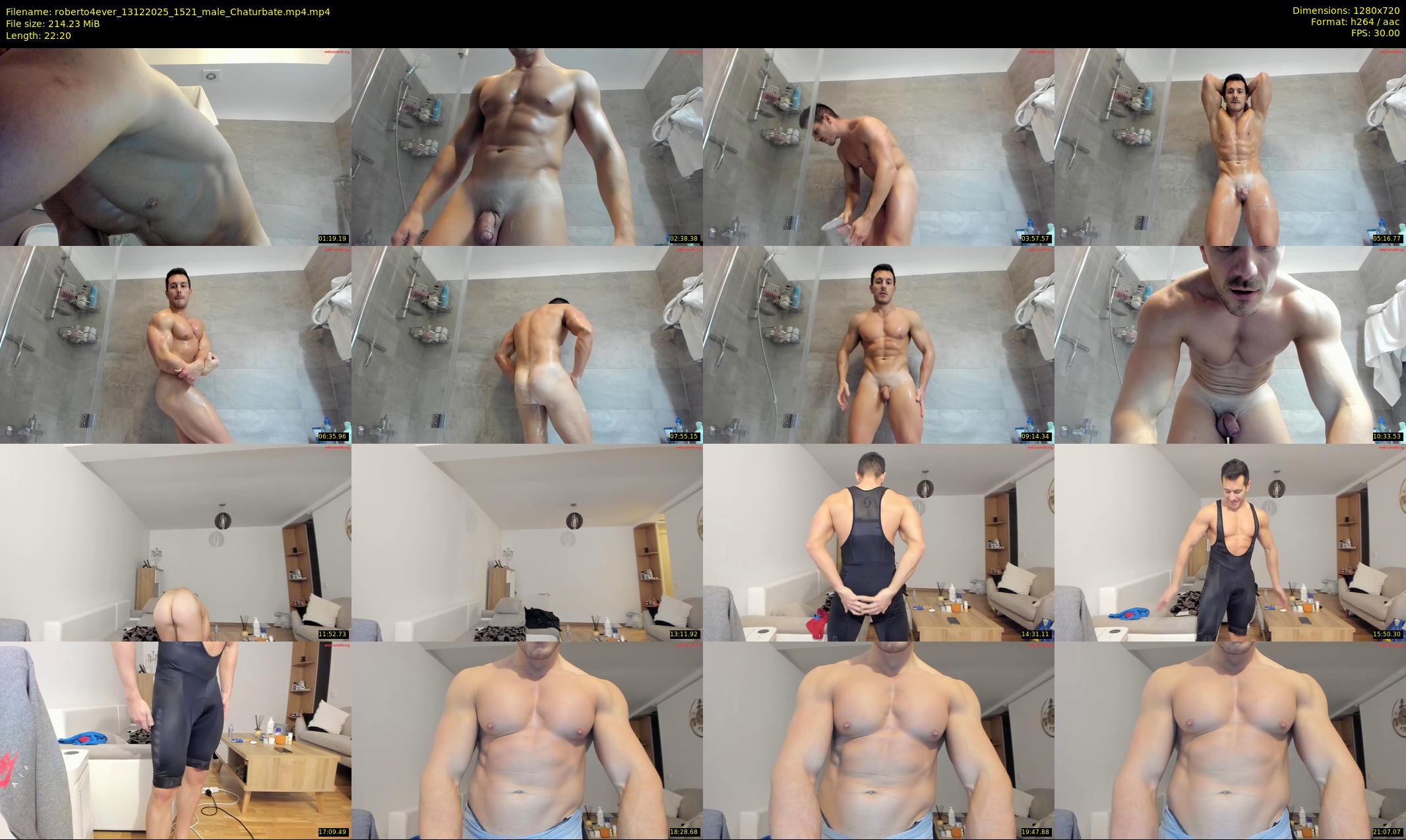 roberto4ever — 23 minute Chaturbate male cam show recording, 720p, Dec 13, 2025