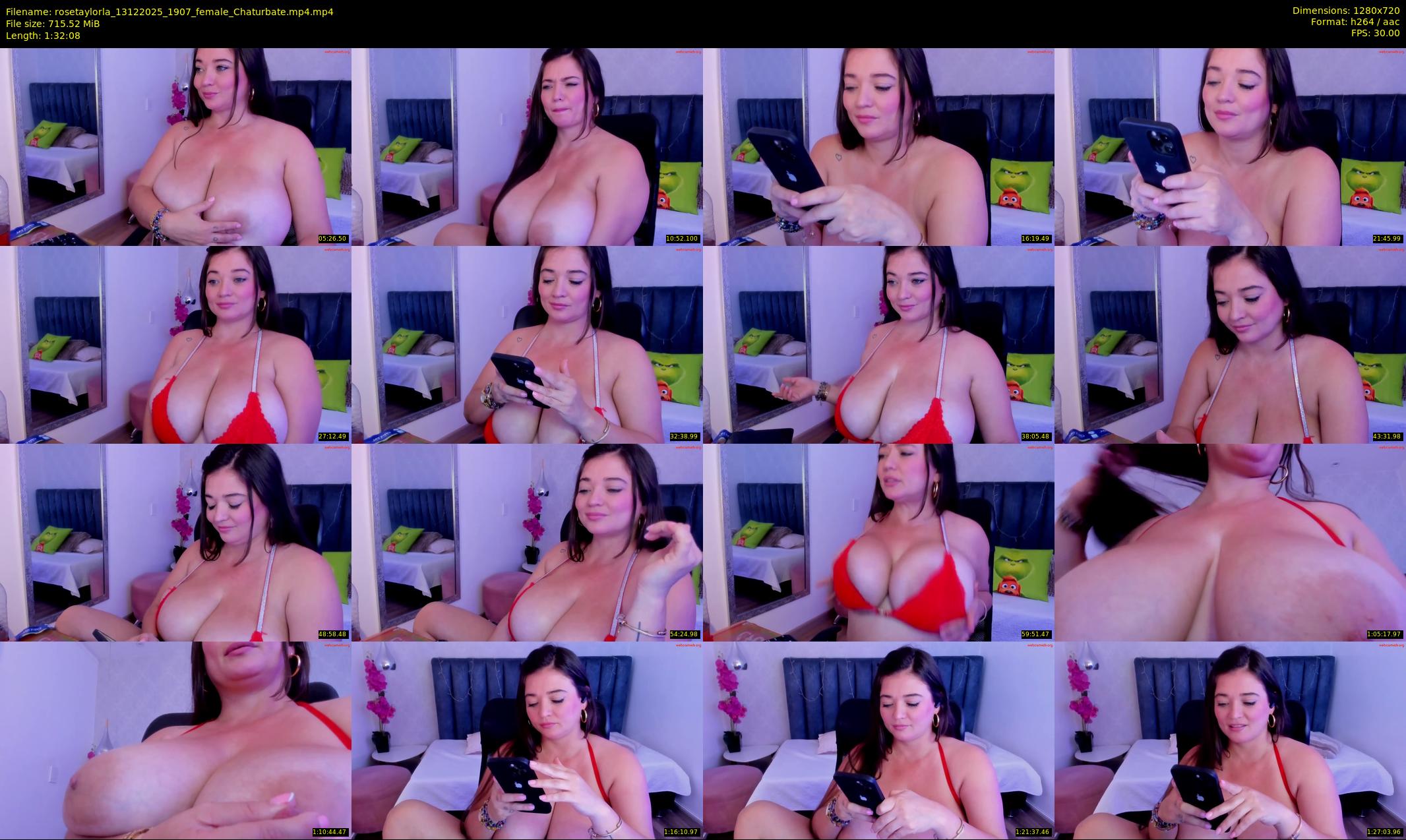 rosetaylorla — 93 minute Chaturbate female cam show recording, 720p, Dec 13, 2025