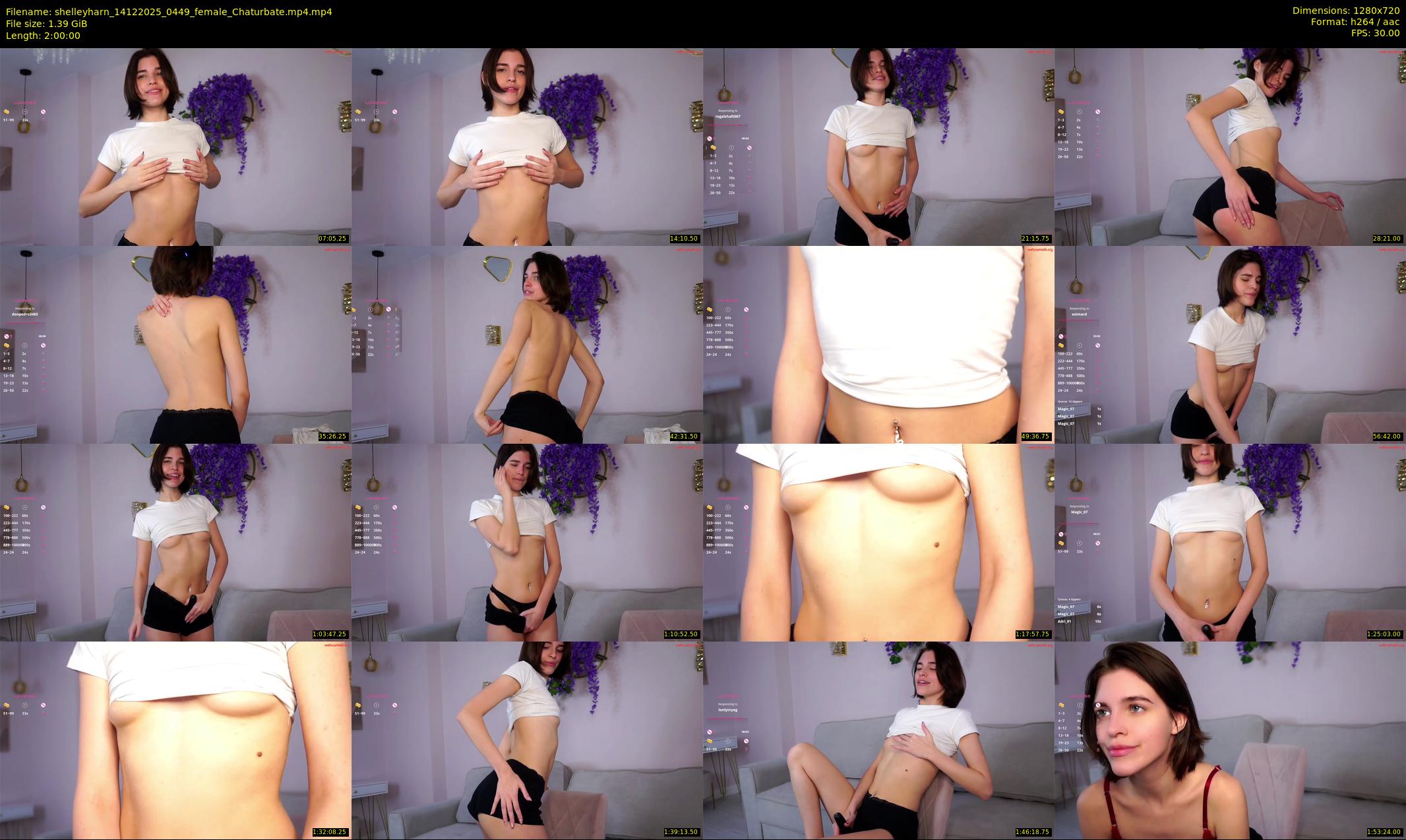 shelleyharn — 120 minute Chaturbate female cam show recording, 720p, Dec 14, 2025