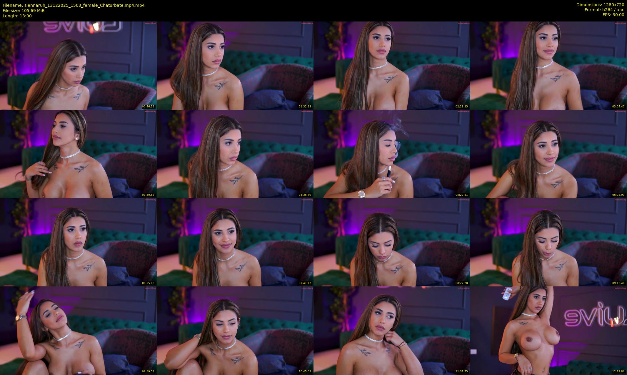 siennaruh — 13 minute Chaturbate female cam show recording, 720p, Dec 13, 2025
