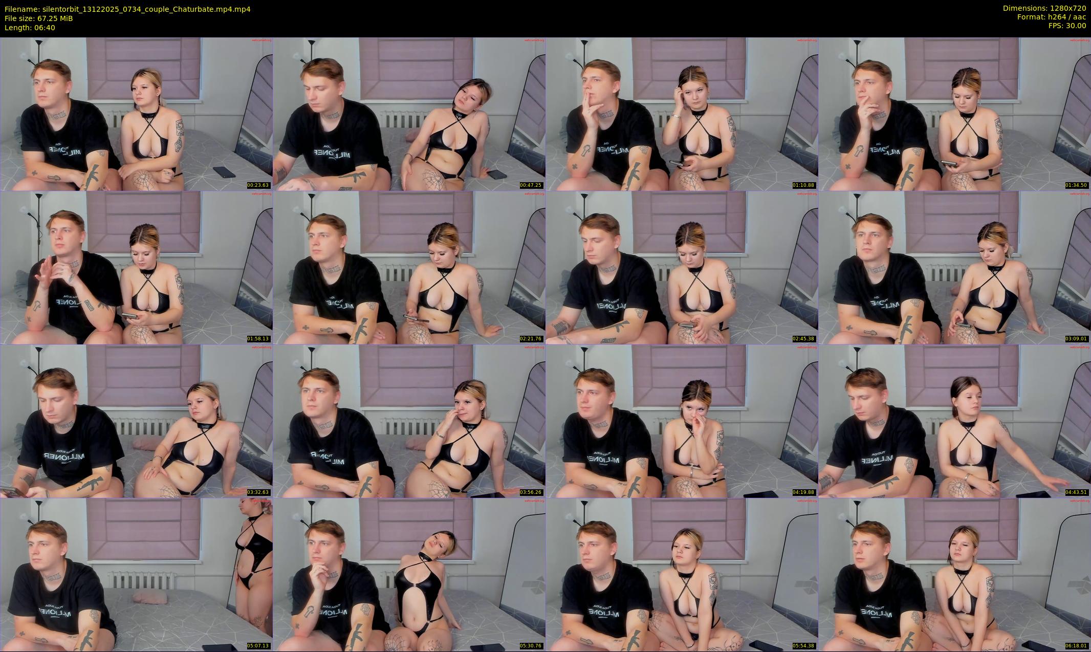 silentorbit — 7 minute Chaturbate couple cam show recording, 720p, Dec 13, 2025