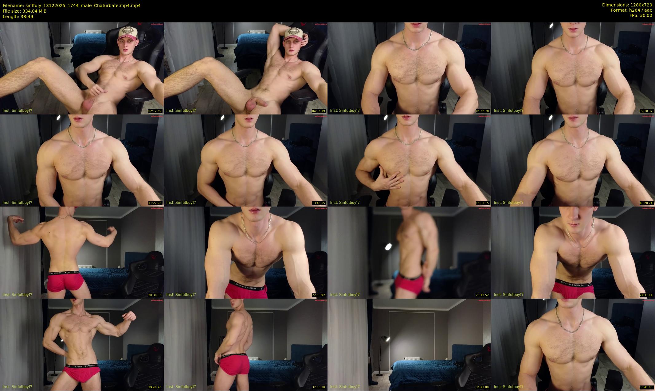 sinffuly — 39 minute Chaturbate male cam show recording, 720p, Dec 13, 2025