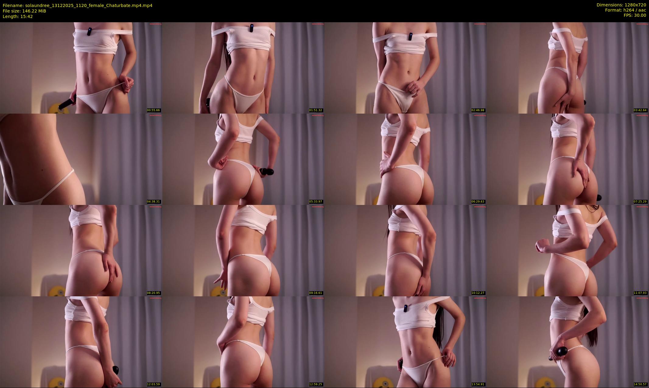 solaundree — 16 minute Chaturbate female cam show recording, 720p, Dec 13, 2025