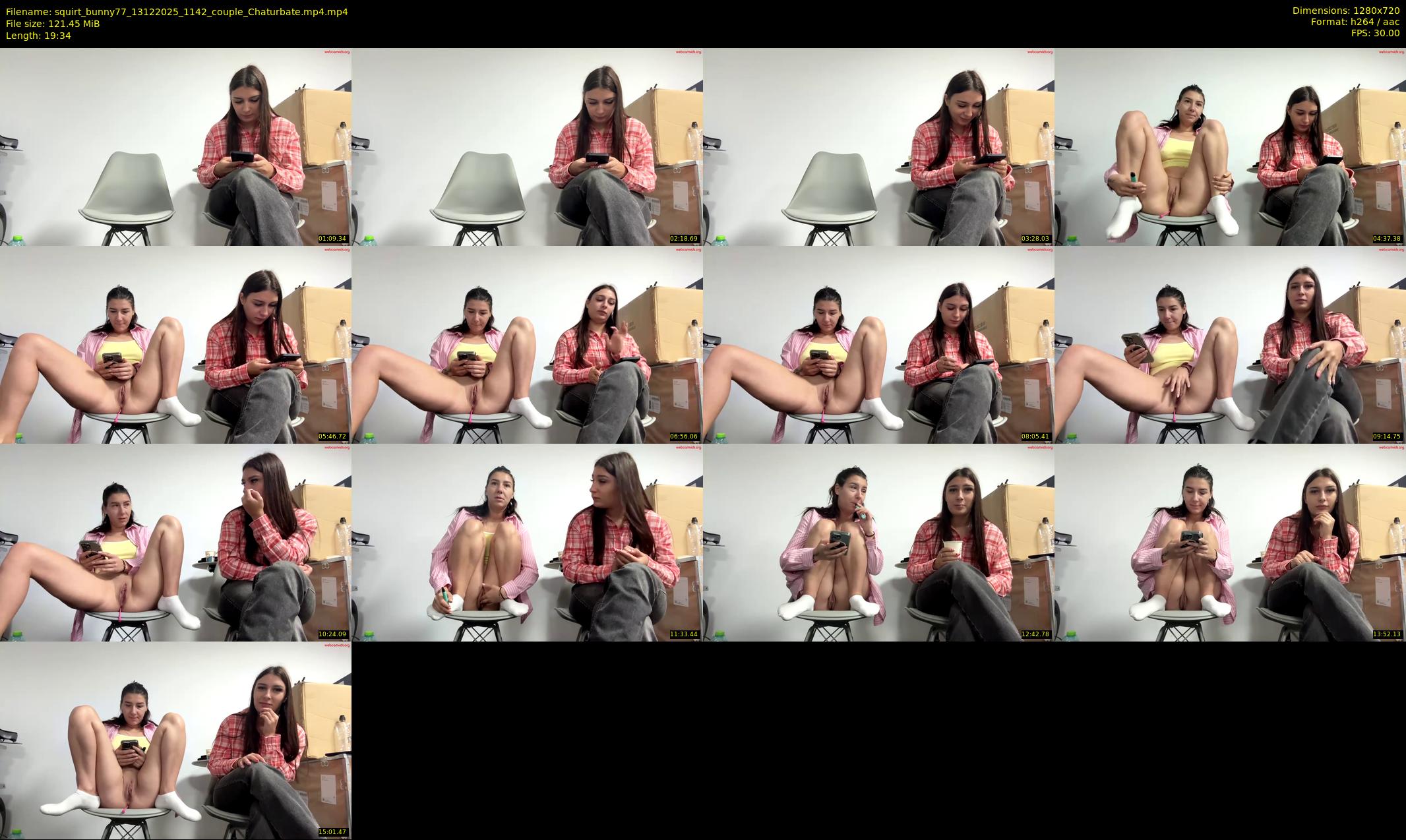 squirt_bunny77 — 20 minute Chaturbate couple cam show recording, 720p, Dec 13, 2025