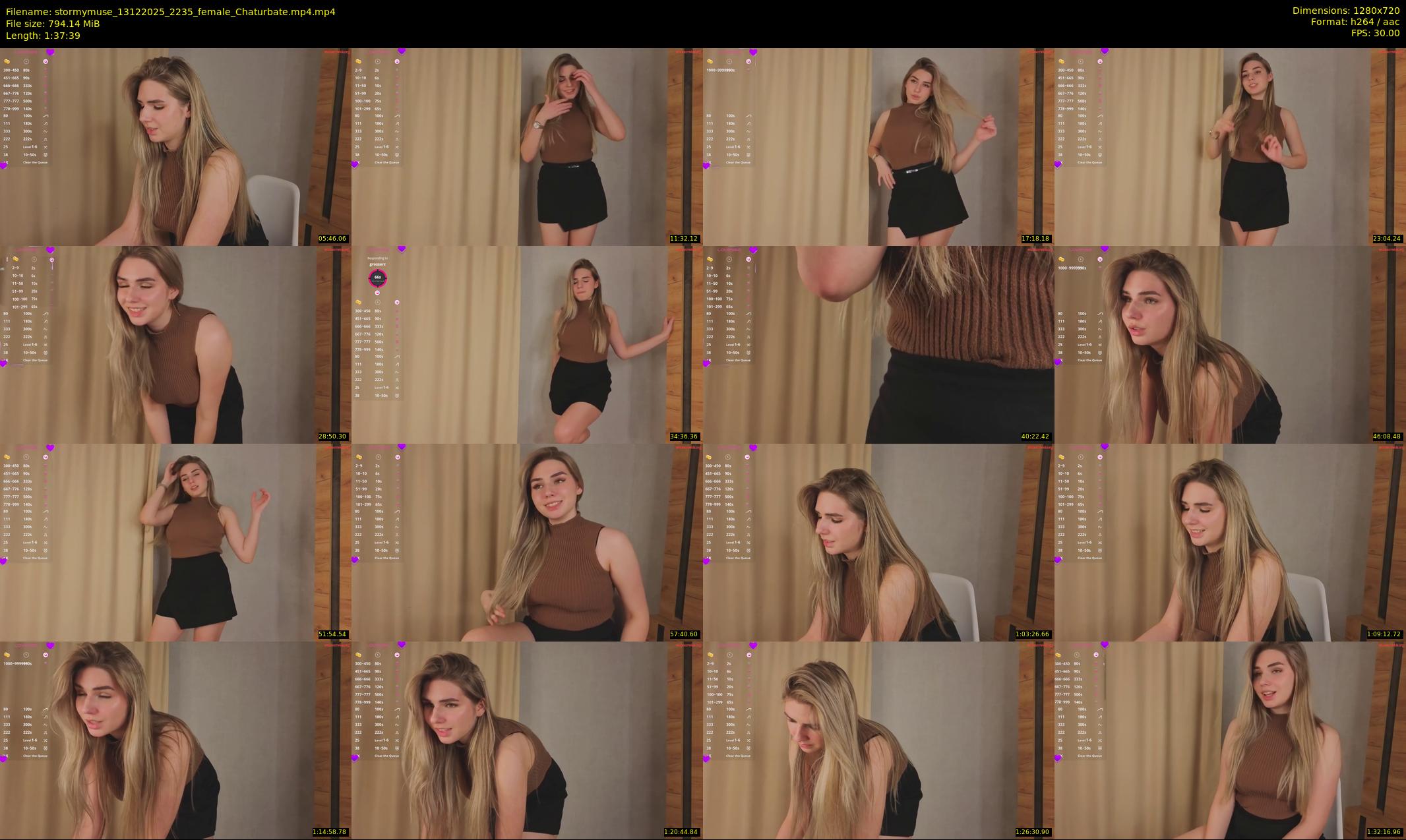 stormymuse — 98 minute Chaturbate female cam show recording, 720p, Dec 13, 2025