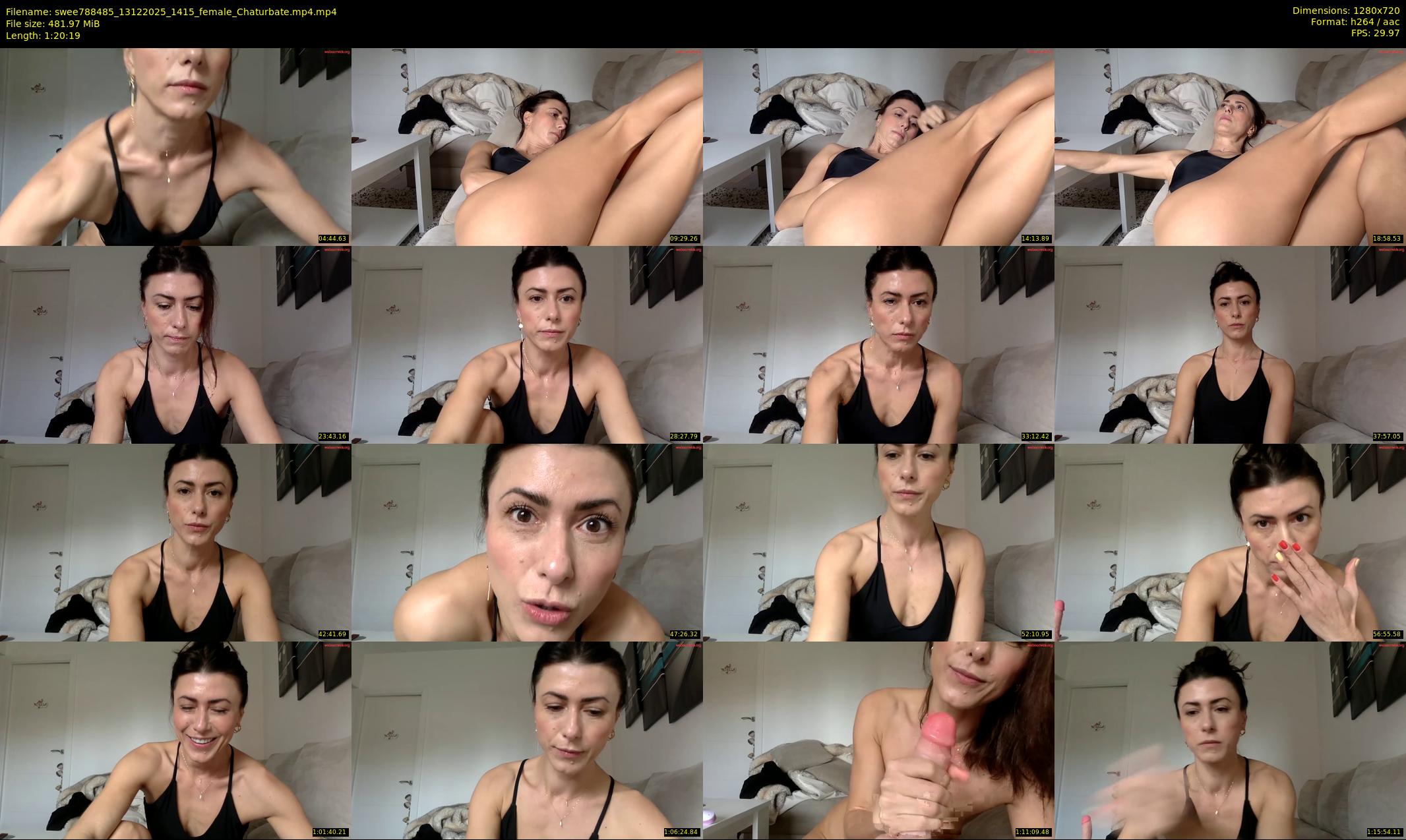 swee788485 — 81 minute Chaturbate female cam show recording, 720p, Dec 13, 2025