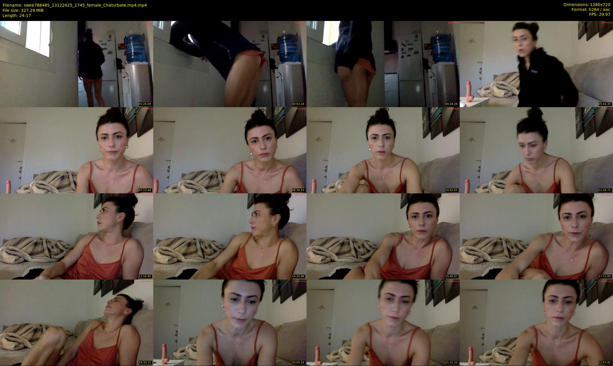swee788485 — 25 minute Chaturbate female cam show recording, 720p, Dec 13, 2025