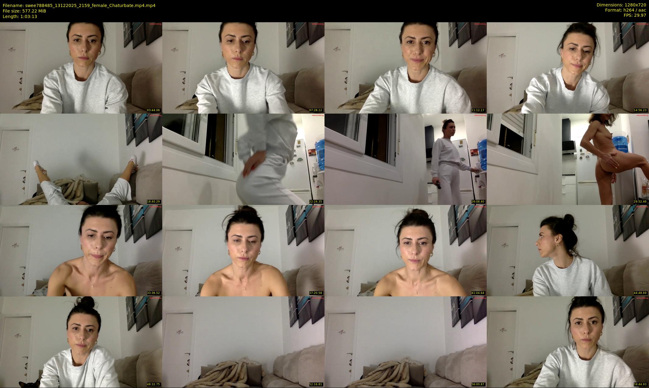 swee788485 — 64 minute Chaturbate female cam show recording, 720p, Dec 13, 2025