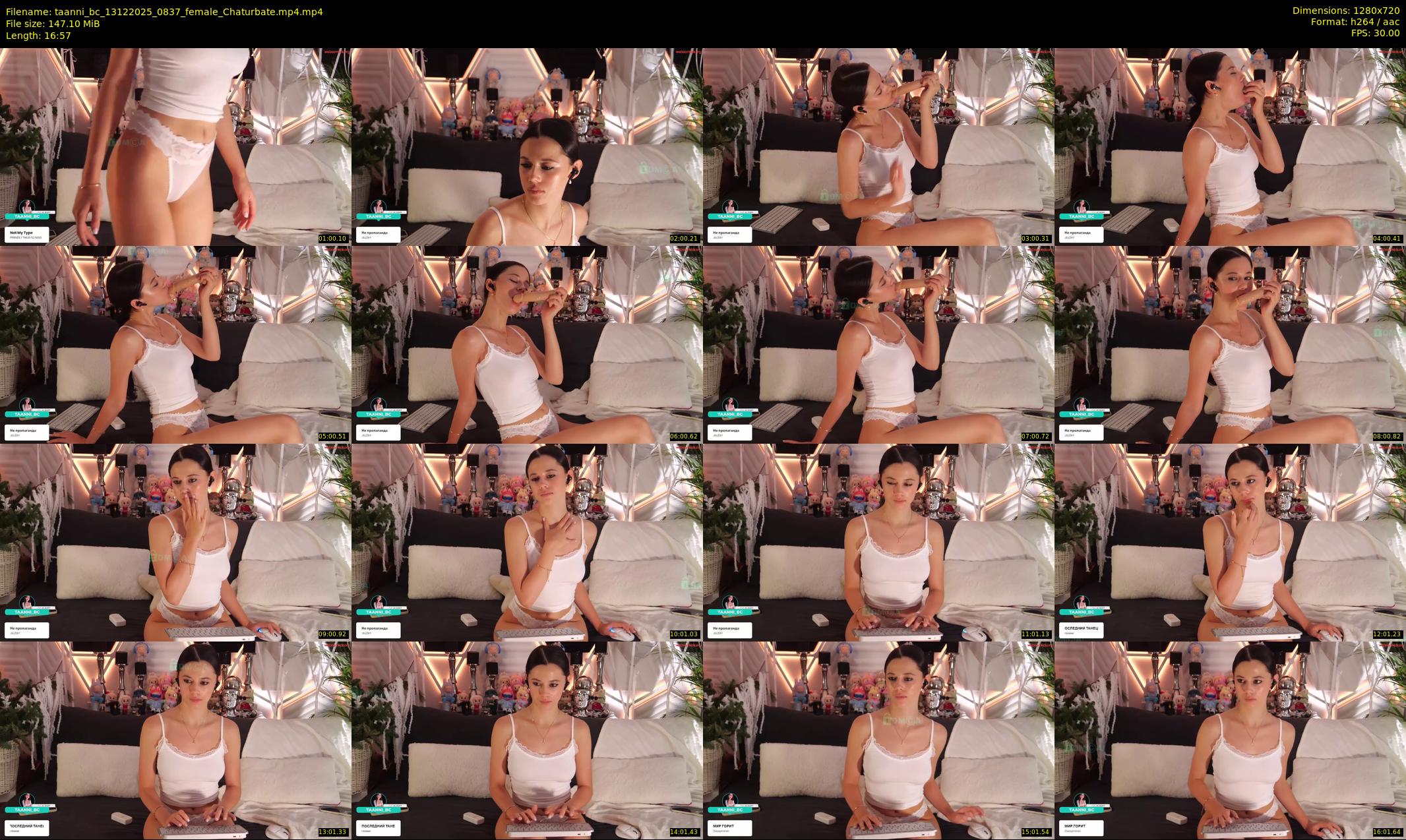 taanni_bc — 17 minute Chaturbate female cam show recording, 720p, Dec 13, 2025