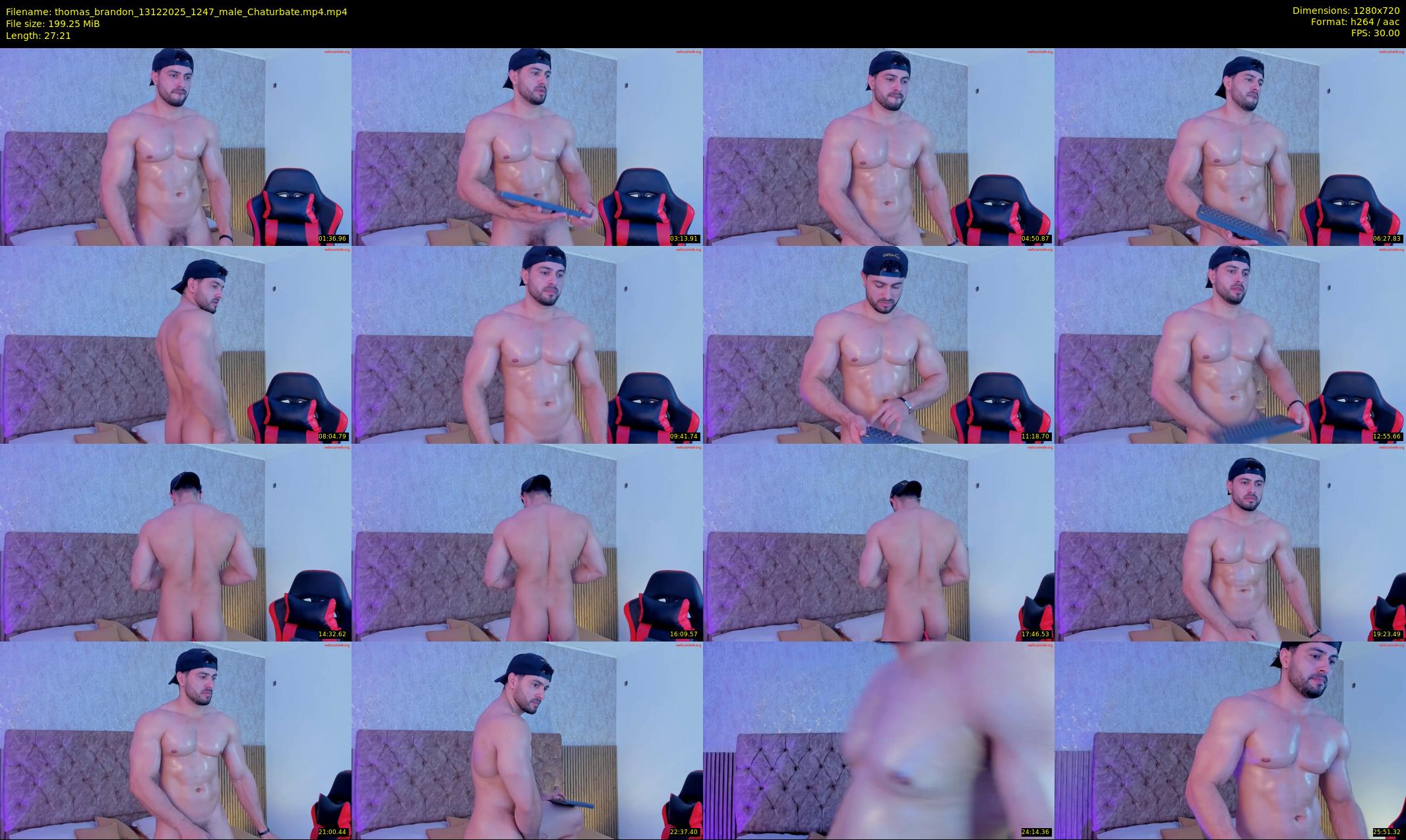 thomas_brandon — 28 minute Chaturbate male cam show recording, 720p, Dec 13, 2025