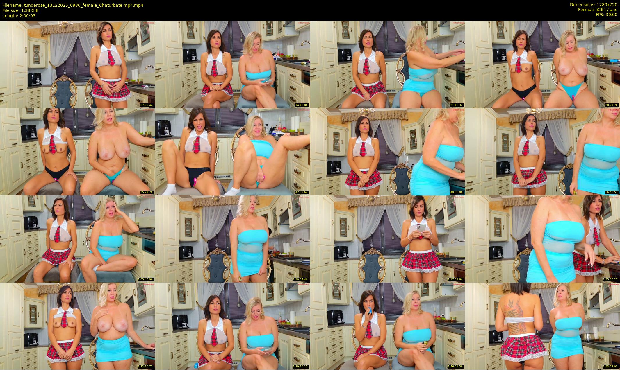 tunderose — 121 minute Chaturbate female cam show recording, 720p, Dec 13, 2025