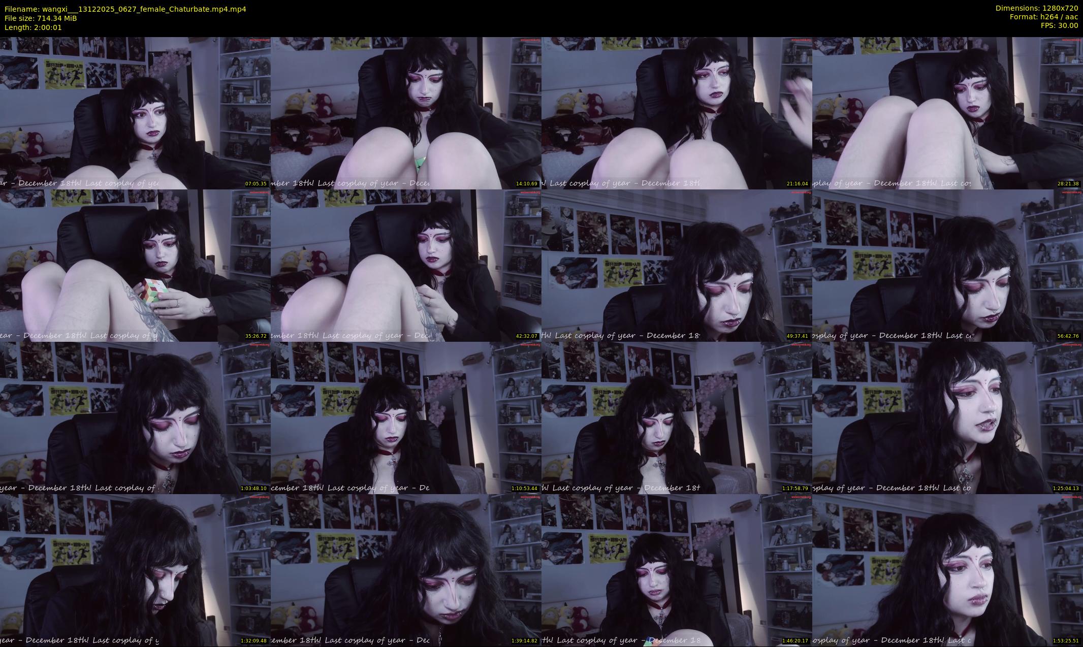 wangxi__ — 121 minute Chaturbate female cam show recording, 720p, Dec 13, 2025