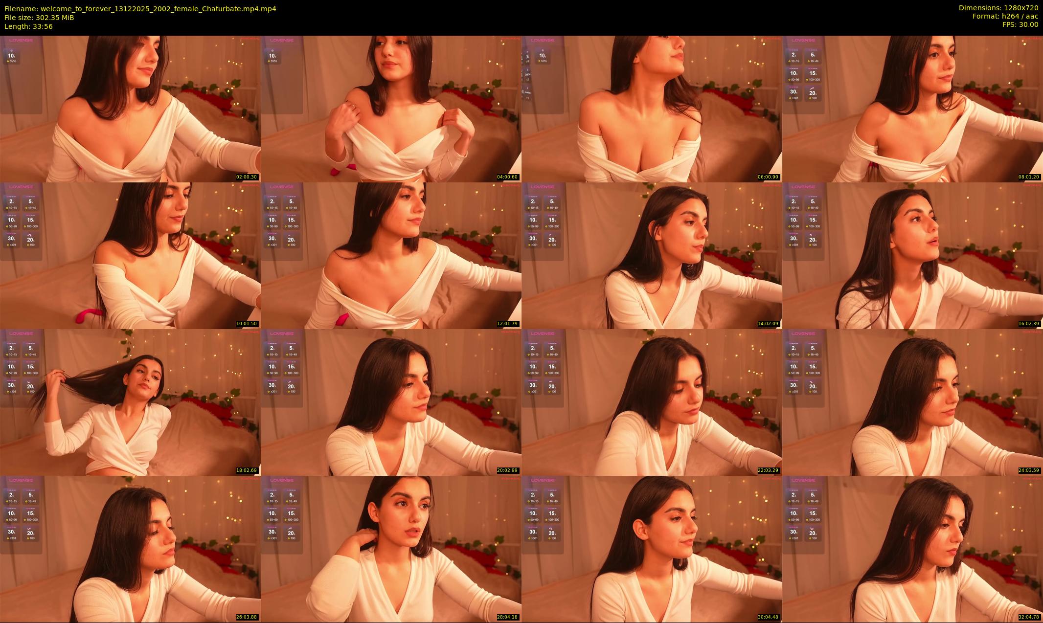 welcome_to_forever — 34 minute Chaturbate female cam show recording, 720p, Dec 13, 2025
