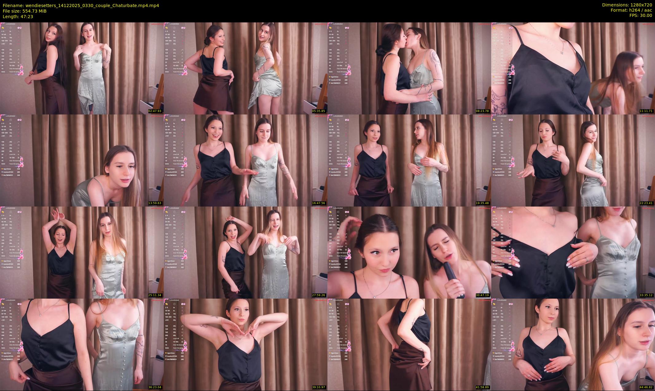 wendiesetters — 48 minute Chaturbate female cam show recording, 720p, Dec 14, 2025