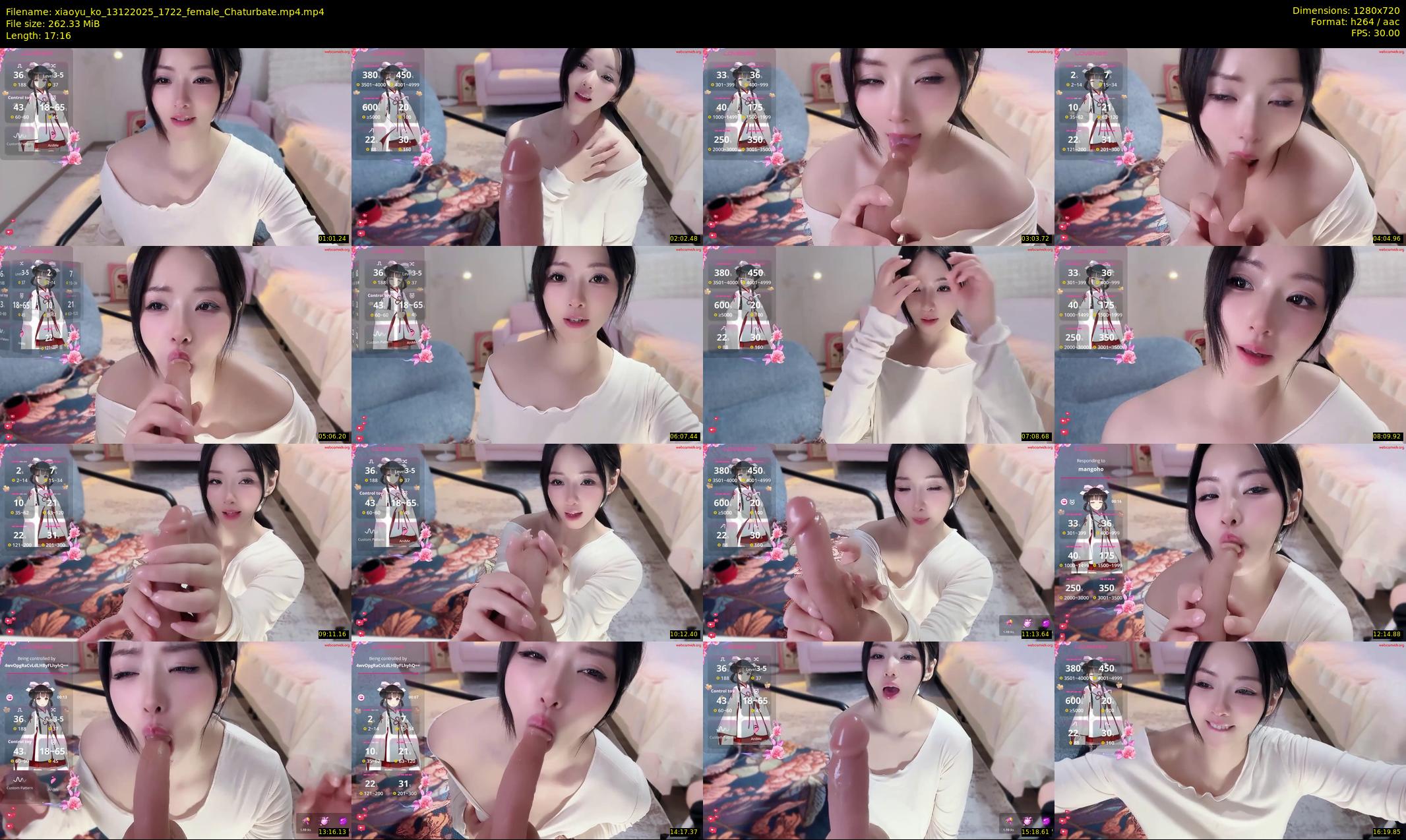 xiaoyu_ko — 18 minute Chaturbate female cam show recording, 720p, Dec 13, 2025