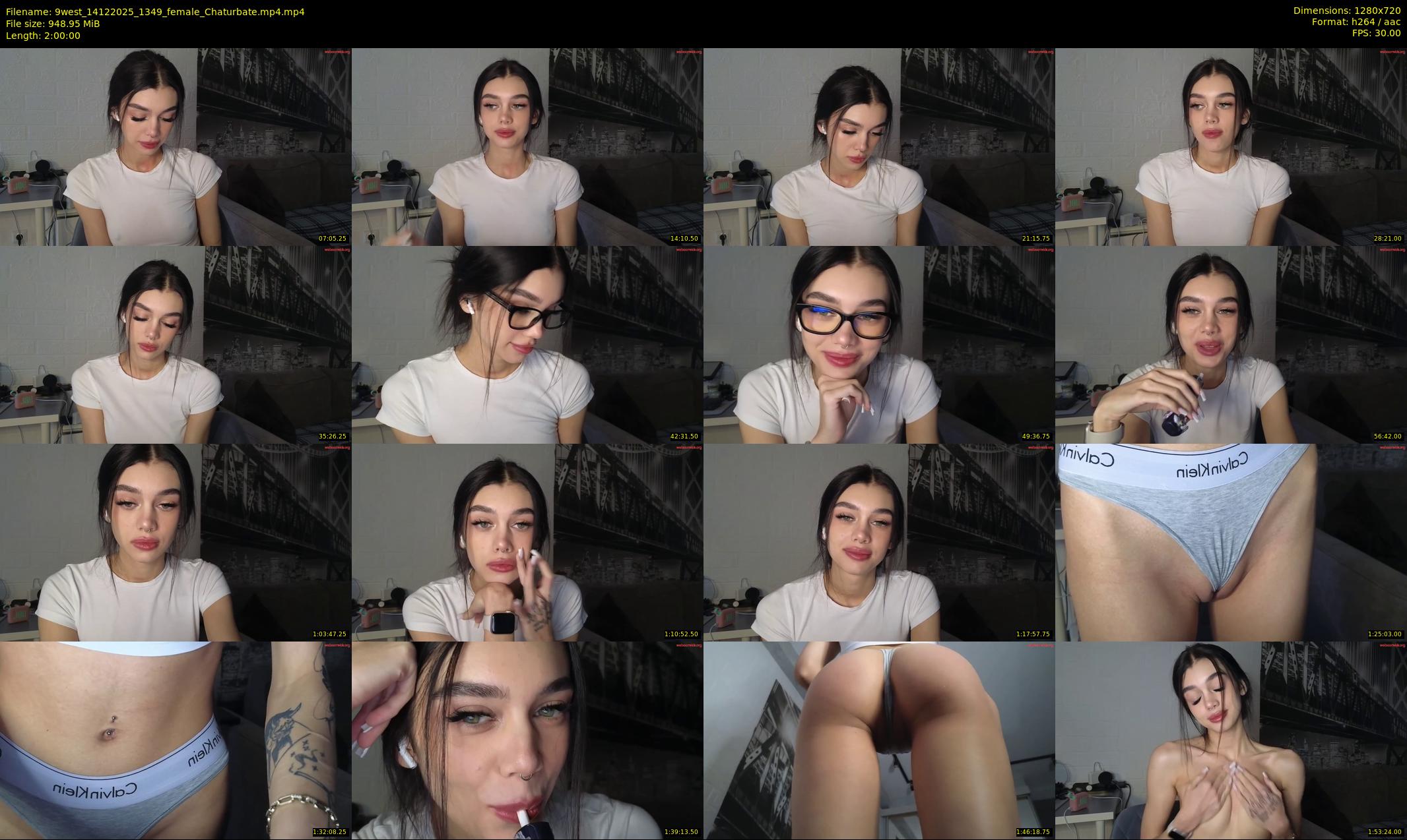 9west — 120 minute Chaturbate female cam show recording, 720p, Dec 14, 2025