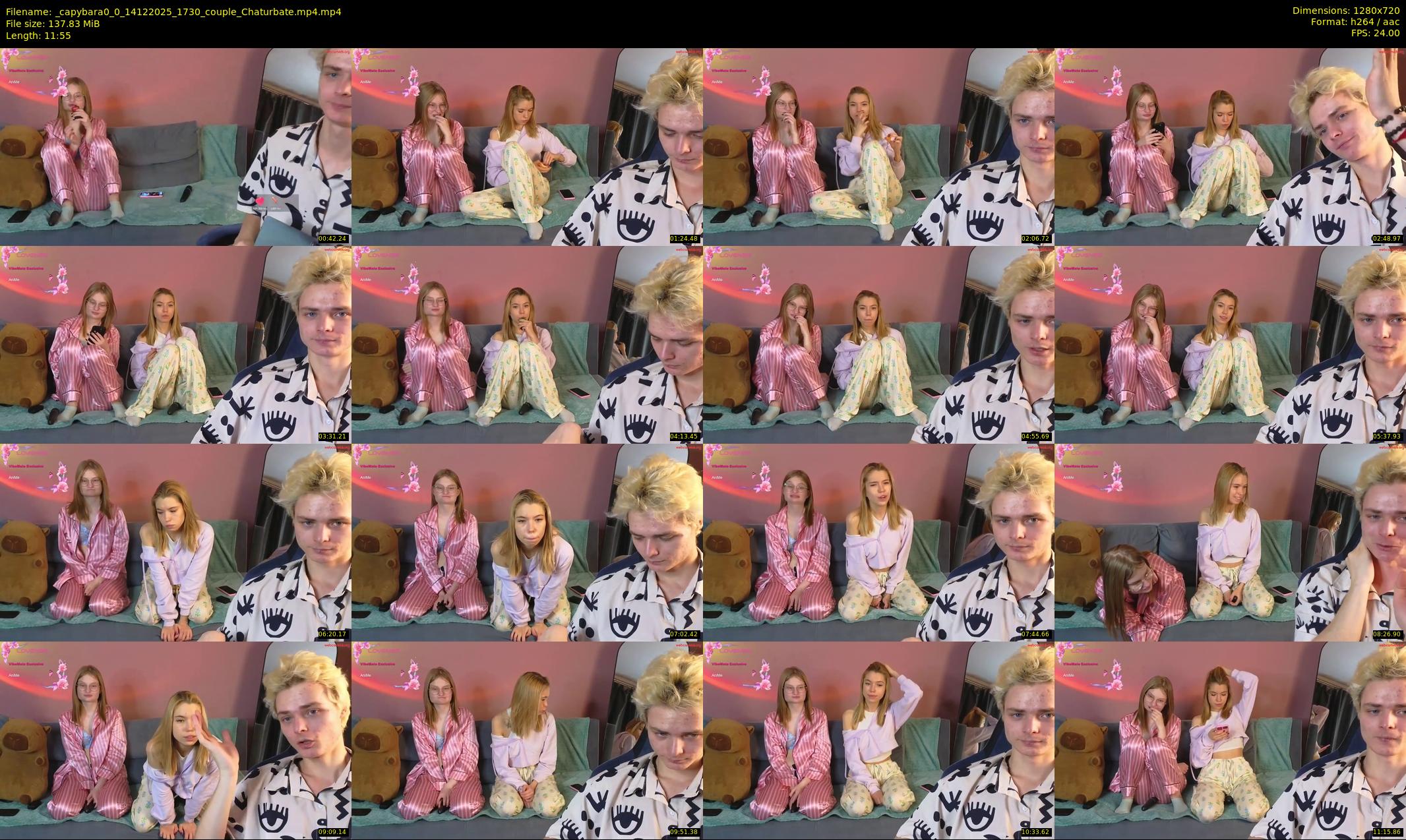 _capybara0_0 — 12 minute Chaturbate couple cam show recording, 720p, Dec 14, 2025