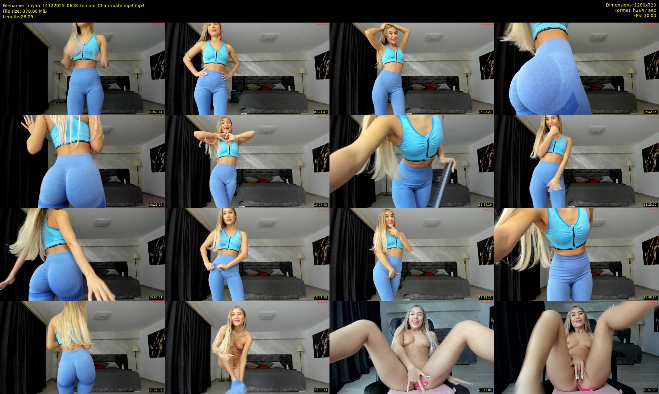 _myaa — 29 minute Chaturbate female cam show recording, 720p, Dec 14, 2025