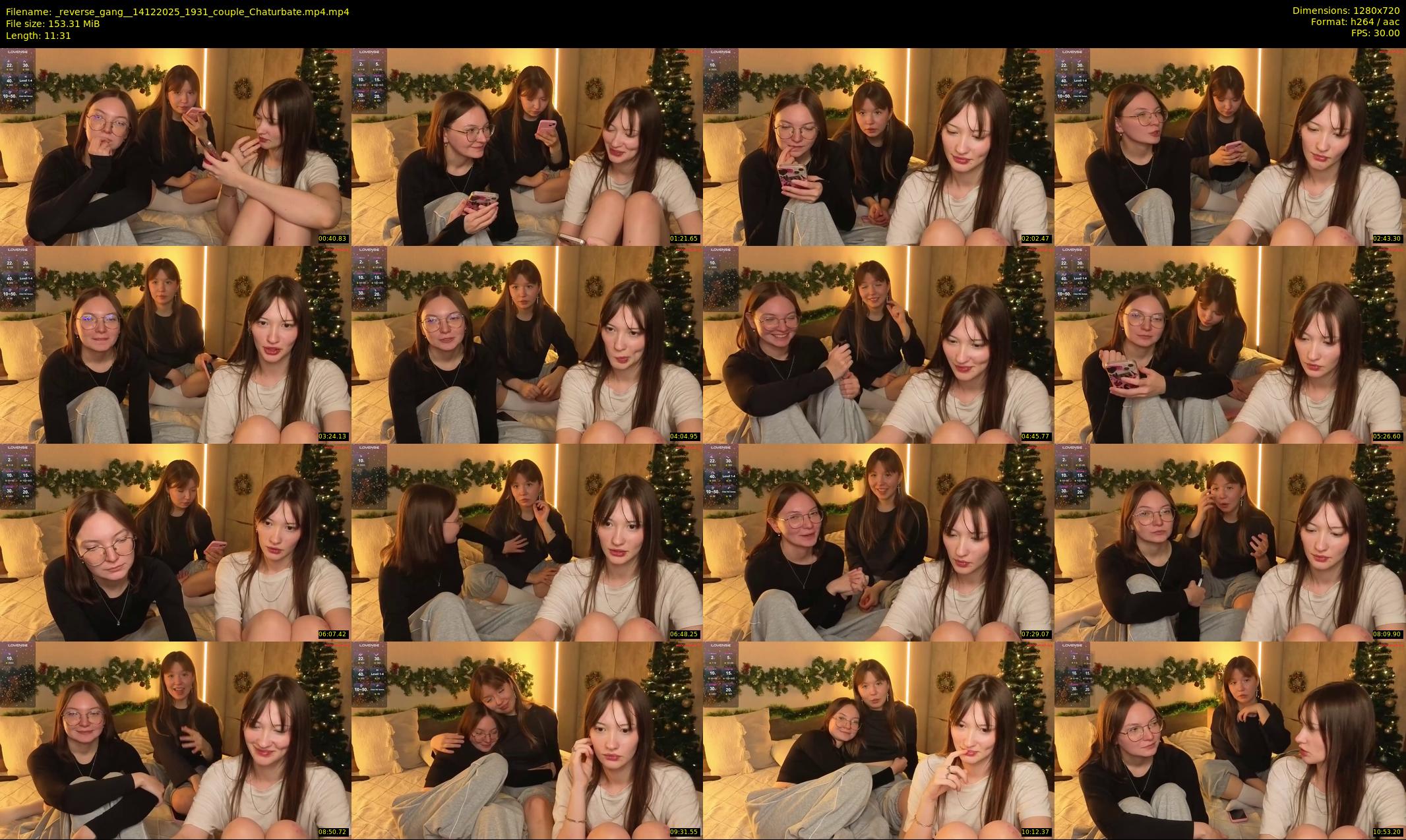 _reverse_gang_ — 12 minute Chaturbate couple cam show recording, 720p, Dec 14, 2025