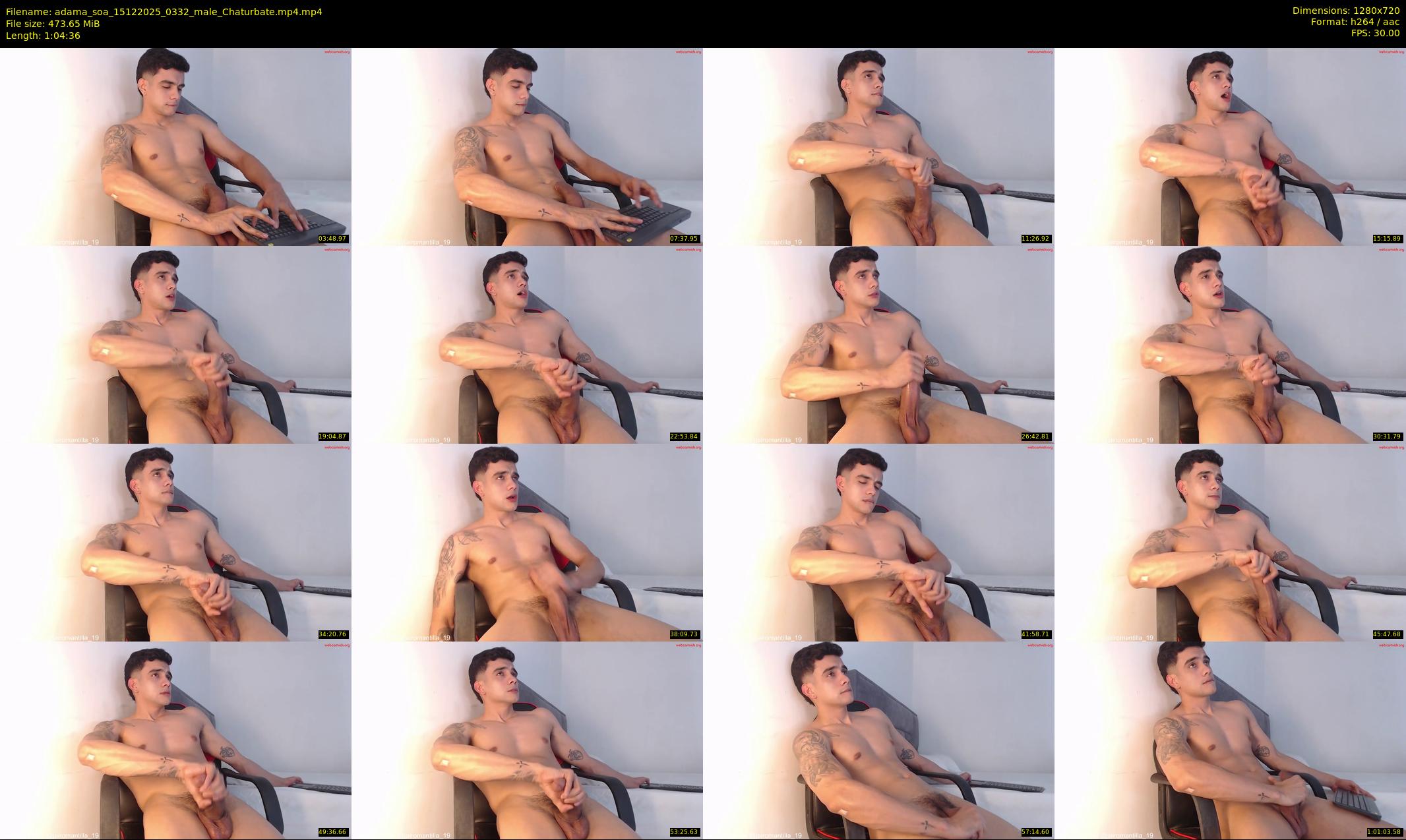 adama_soa — 65 minute Chaturbate male cam show recording, 720p, Dec 15, 2025