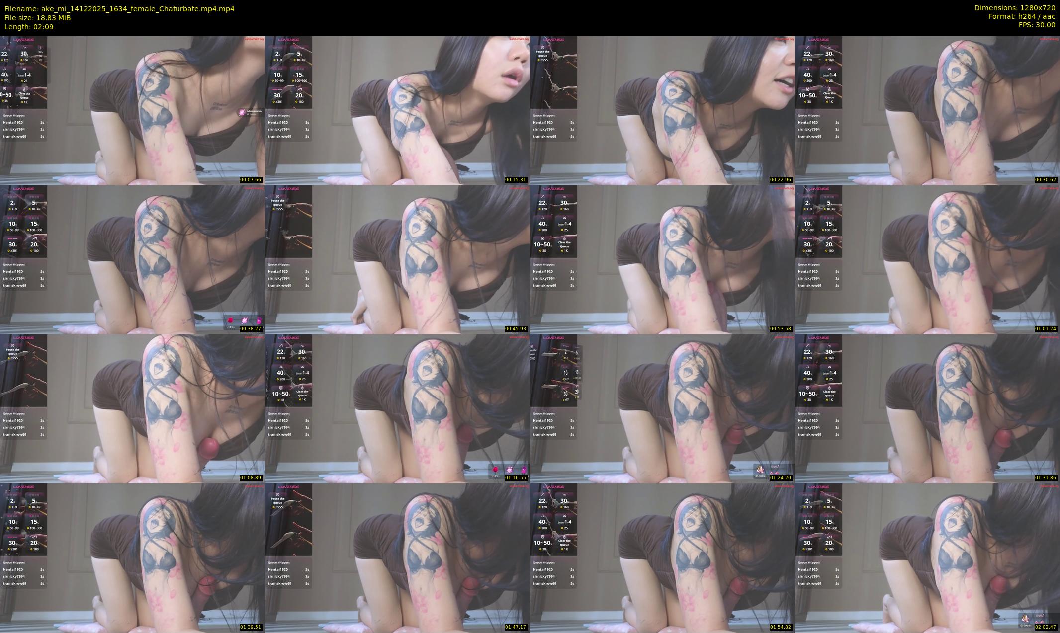 ake_mi — 3 minute Chaturbate female cam show recording, 720p, Dec 14, 2025
