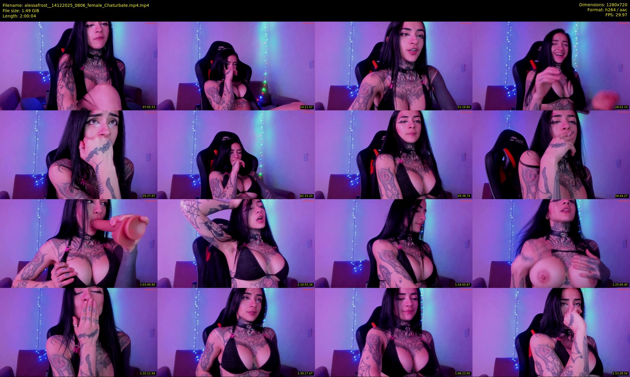 alessafrost_ — 121 minute Chaturbate female cam show recording, 720p, Dec 14, 2025