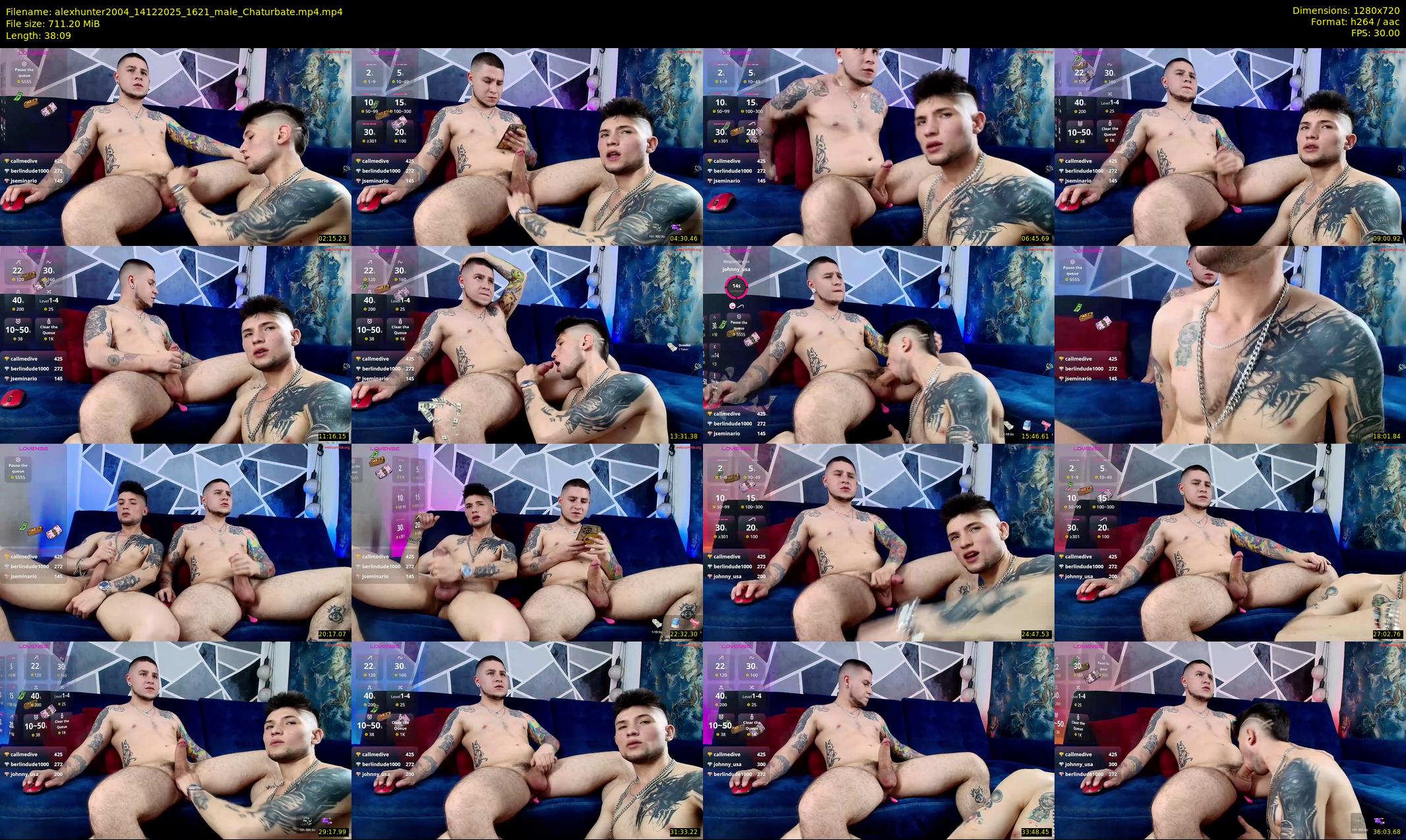 alexhunter2004 — 39 minute Chaturbate male cam show recording, 720p, Dec 14, 2025