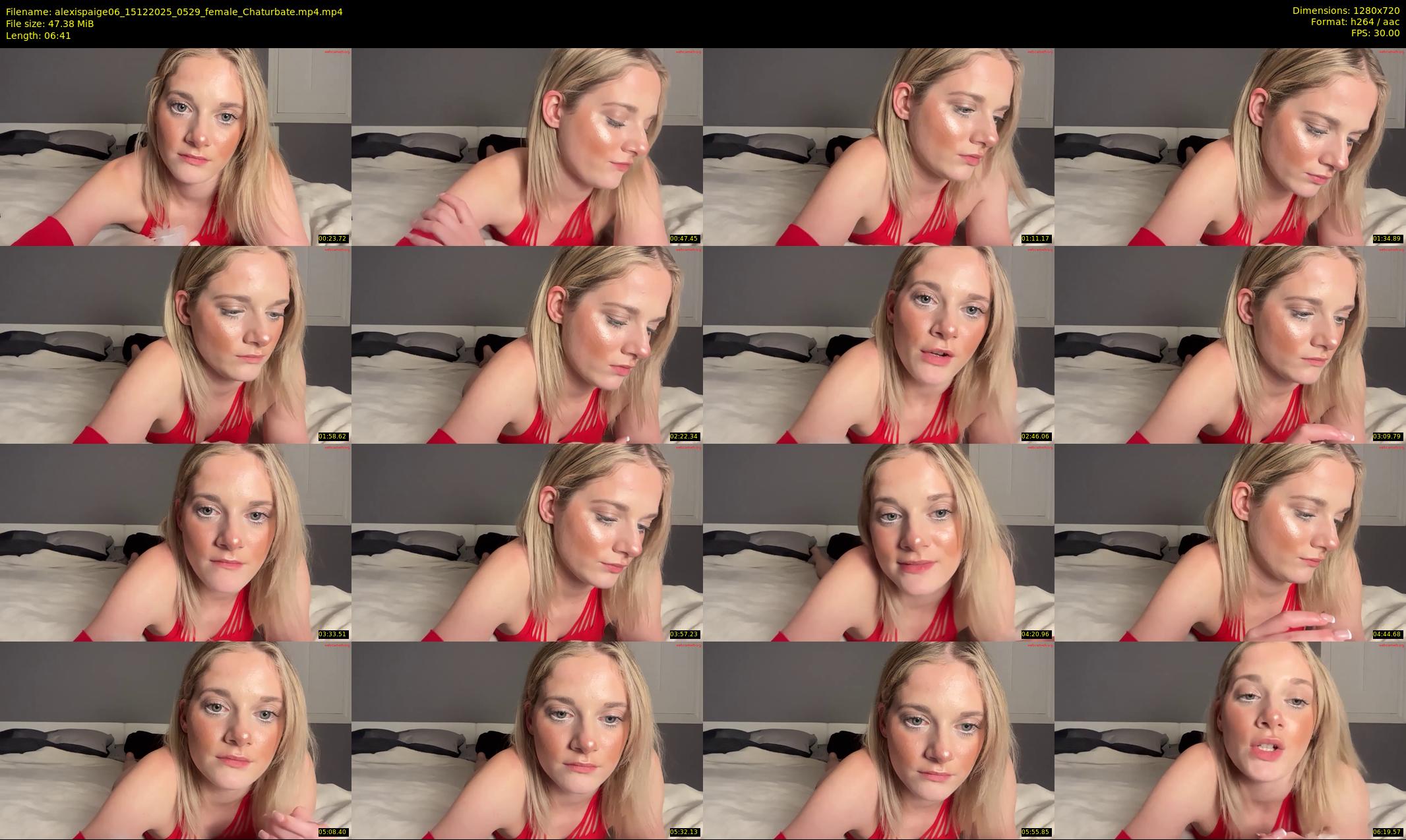 alexispaige06 — 7 minute Chaturbate female cam show recording, 720p, Dec 15, 2025