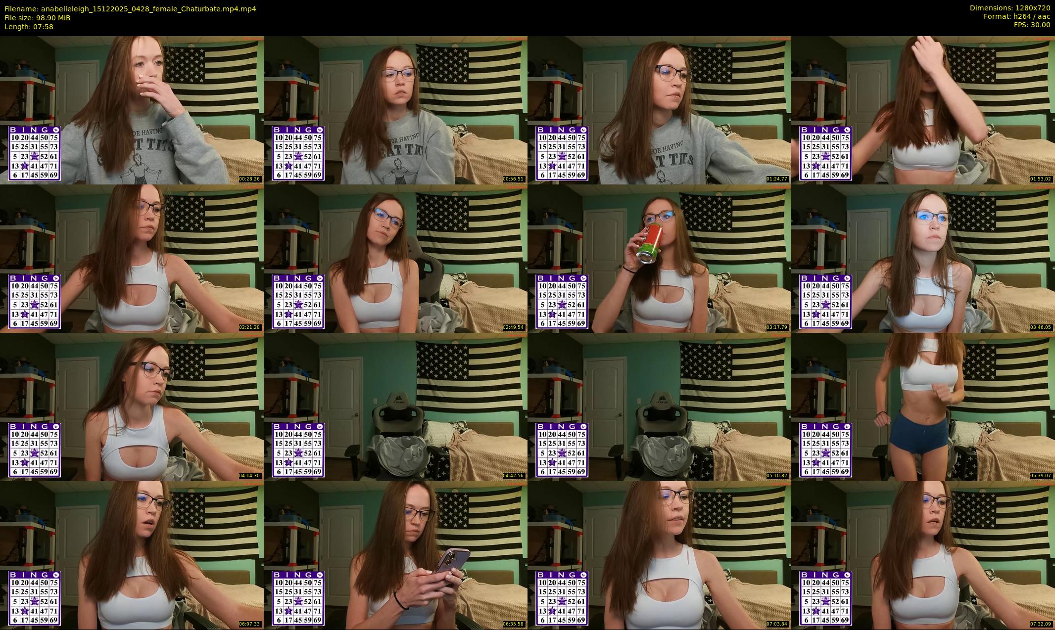 anabelleleigh — 8 minute Chaturbate female cam show recording, 720p, Dec 15, 2025