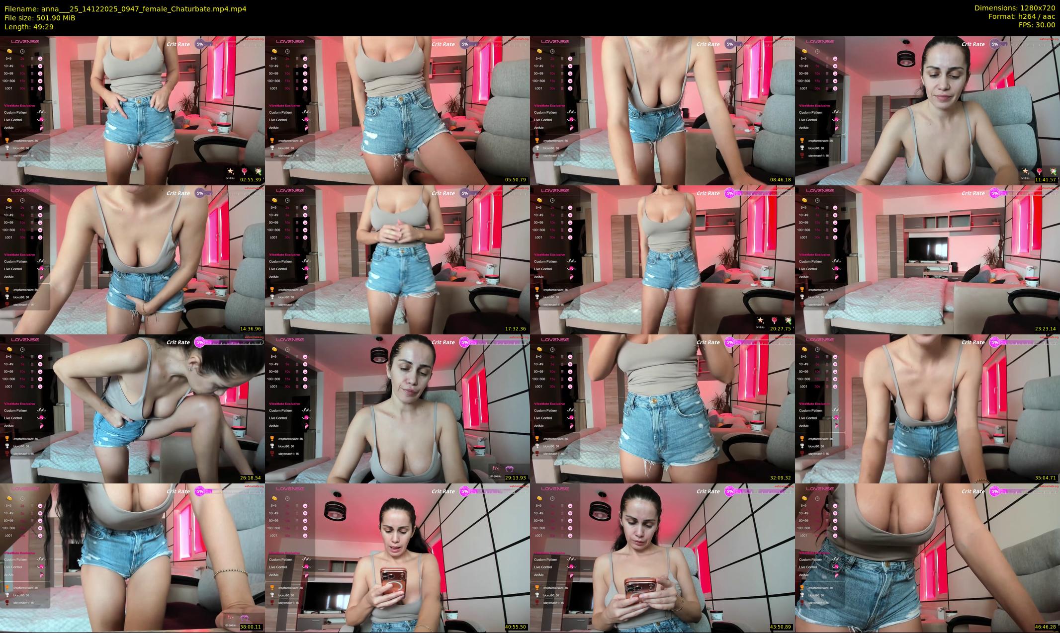 anna___25 — 50 minute Chaturbate female cam show recording, 720p, Dec 14, 2025