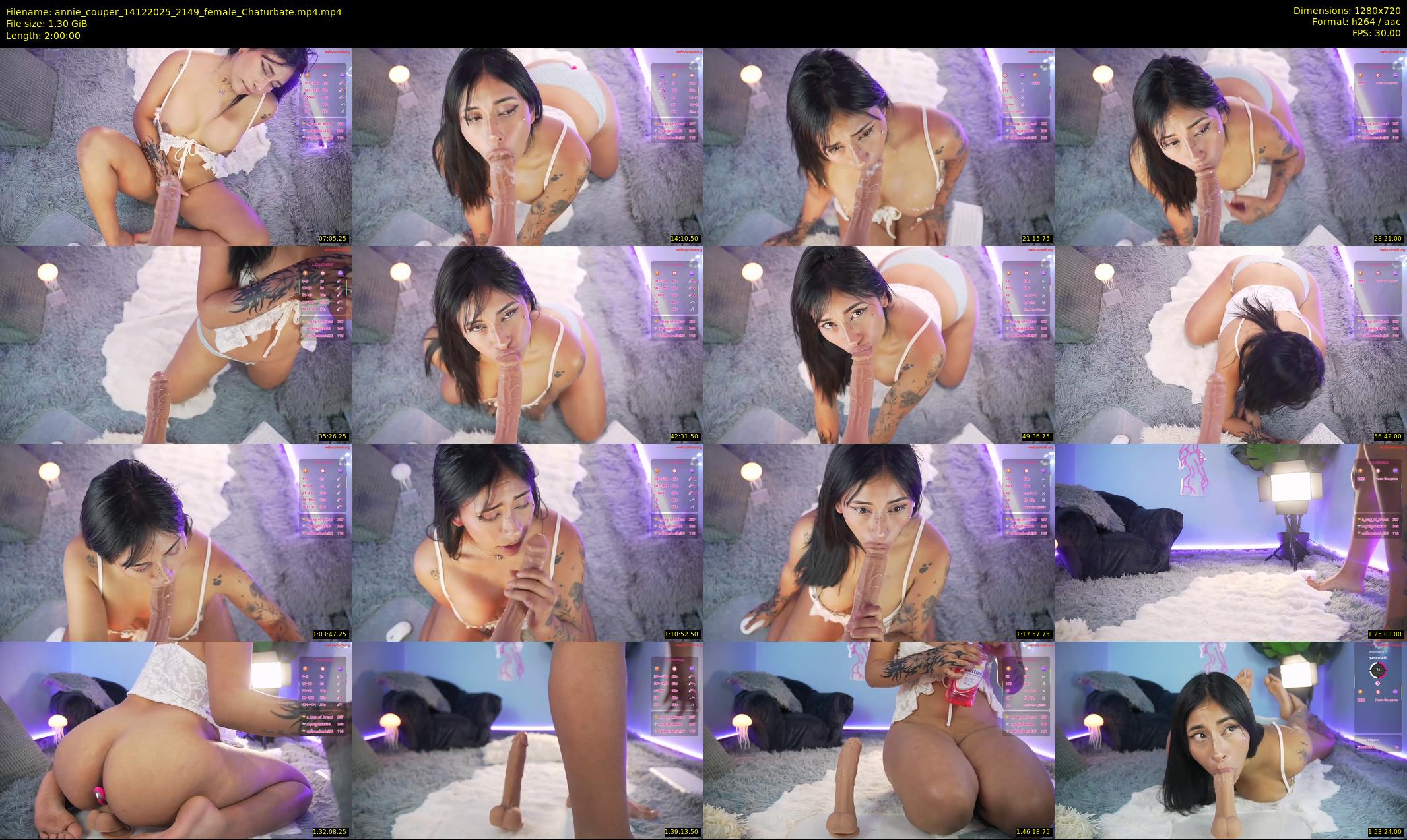 annie_couper — 120 minute Chaturbate female cam show recording, 720p, Dec 14, 2025