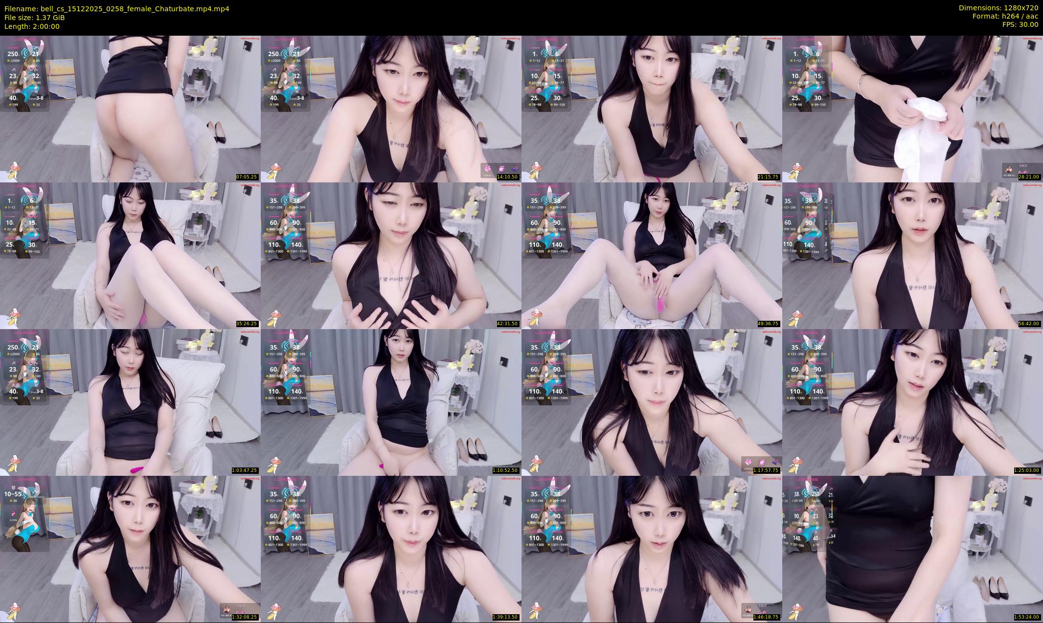 bell_cs — 120 minute Chaturbate female cam show recording, 720p, Dec 15, 2025