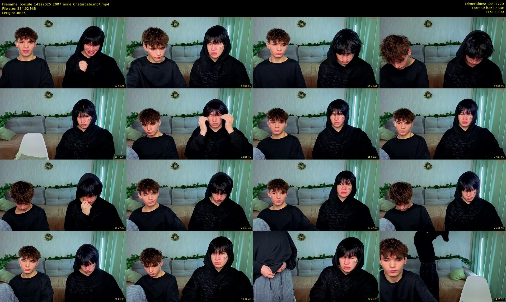 boicute — 37 minute Chaturbate male cam show recording, 720p, Dec 14, 2025