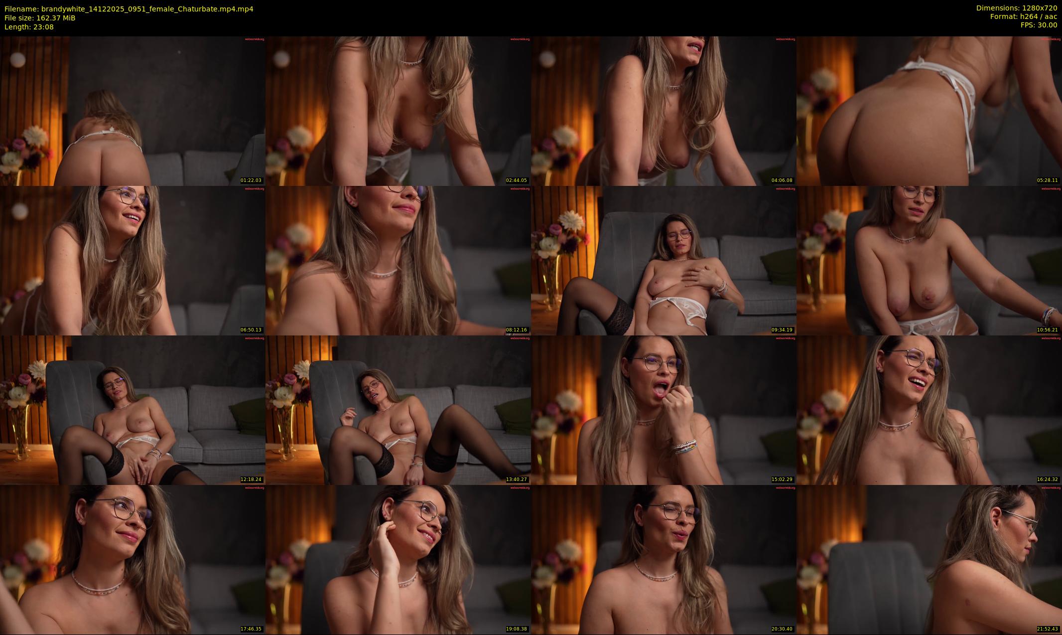 brandywhite — 24 minute Chaturbate female cam show recording, 720p, Dec 14, 2025