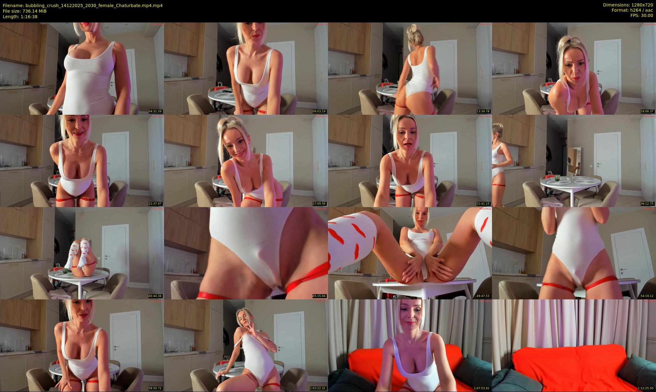 bubbling_crush — 77 minute Chaturbate female cam show recording, 720p, Dec 14, 2025