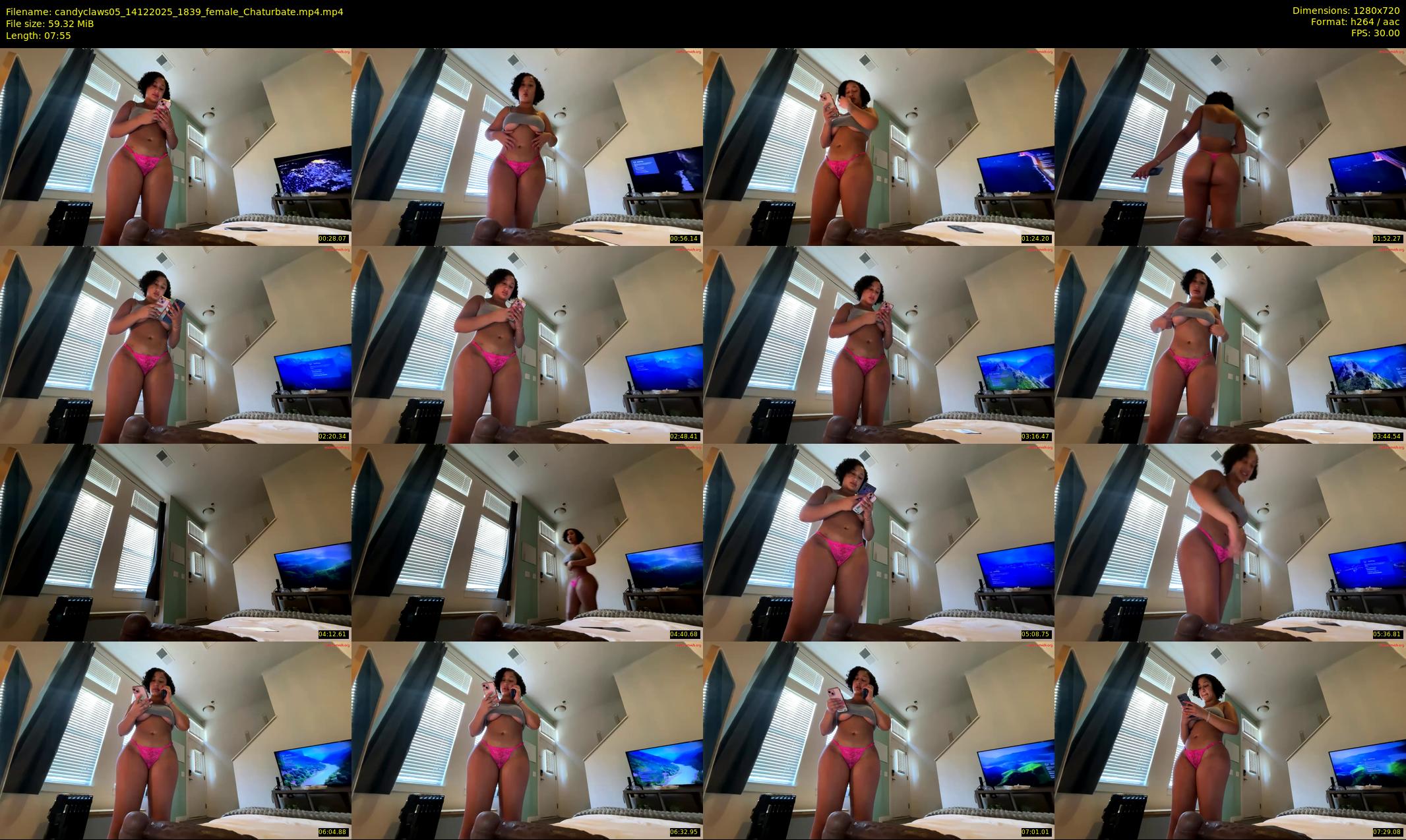 candyclaws05 — 8 minute Chaturbate female cam show recording, 720p, Dec 14, 2025