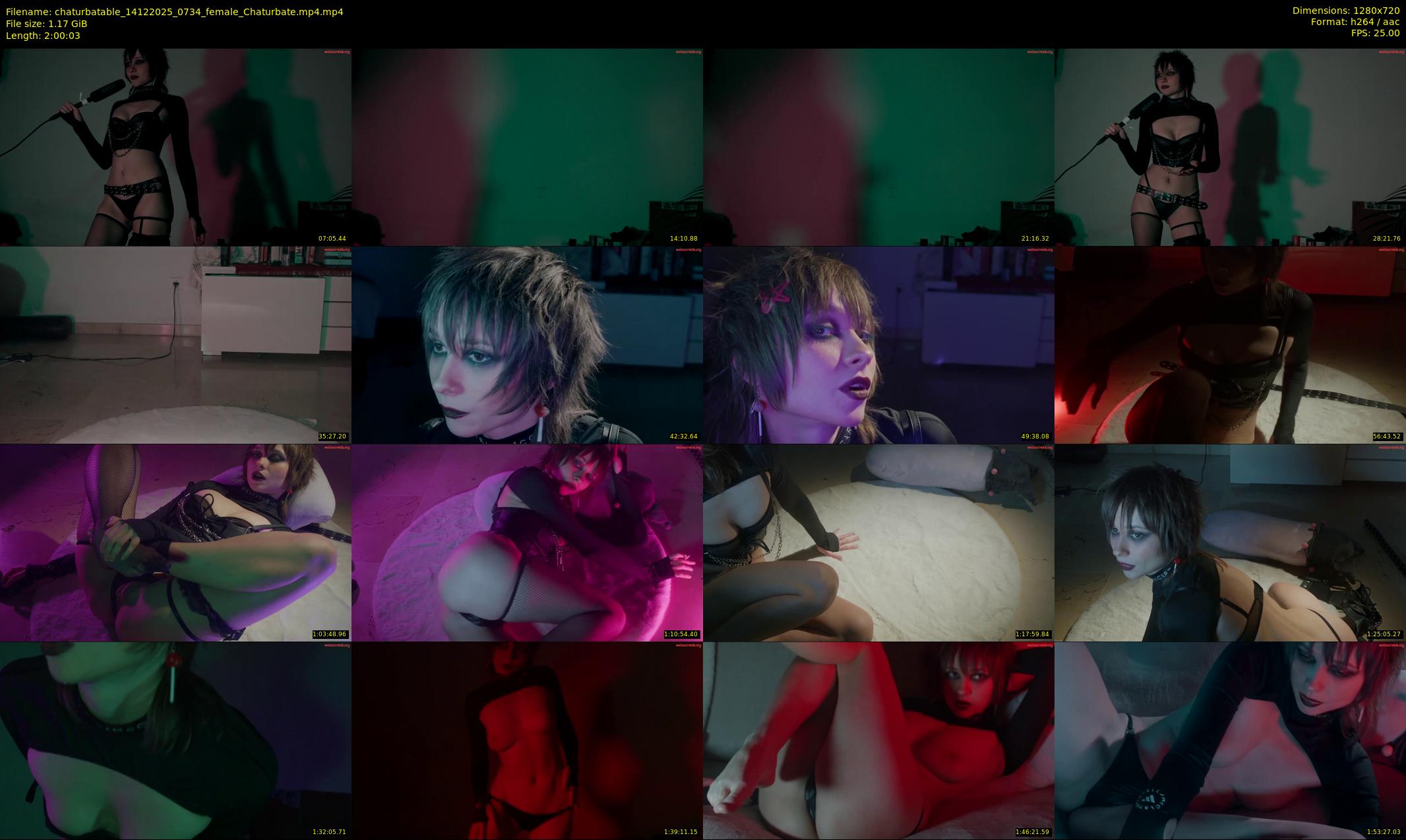 chaturbatable — 121 minute Chaturbate couple cam show recording, 720p, Dec 14, 2025