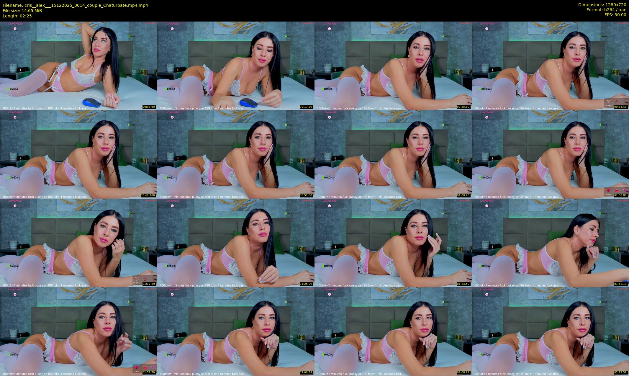 cris__alex__ — 3 minute Chaturbate couple cam show recording, 720p, Dec 15, 2025