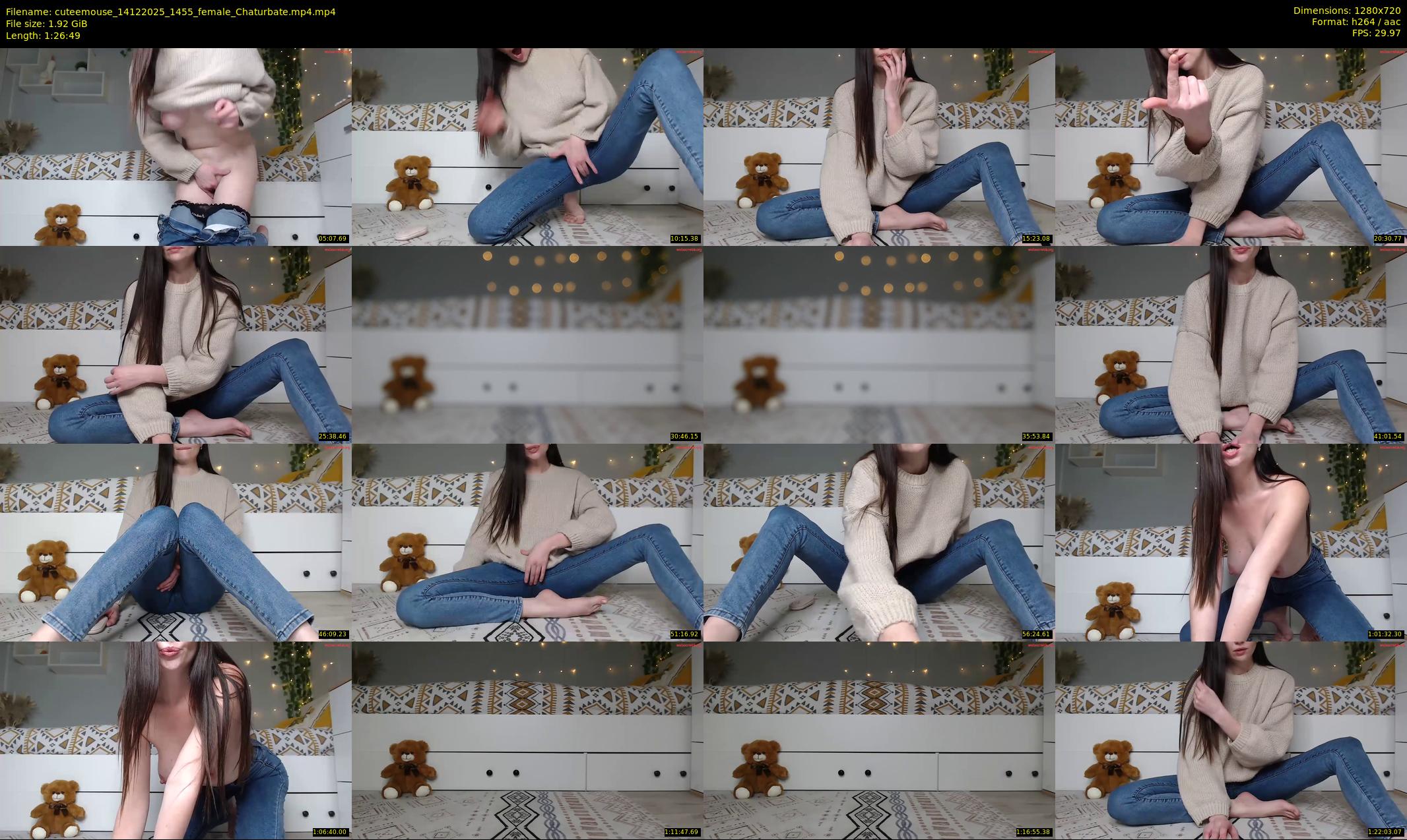 cuteemouse — 87 minute Chaturbate female cam show recording, 720p, Dec 14, 2025