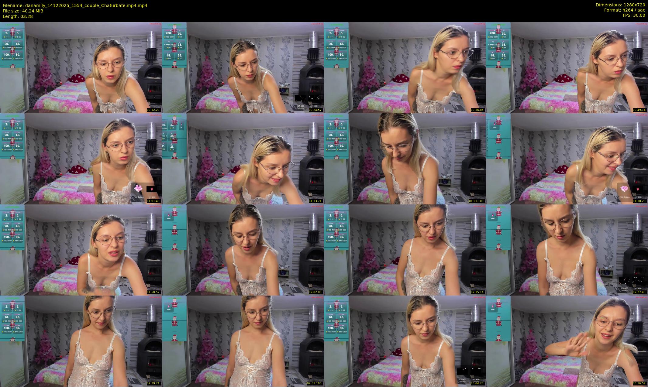 danamily — 4 minute Chaturbate female cam show recording, 720p, Dec 14, 2025