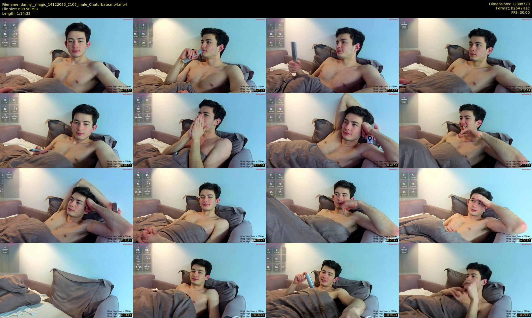 danny__magic — 75 minute Chaturbate male cam show recording, 720p, Dec 14, 2025