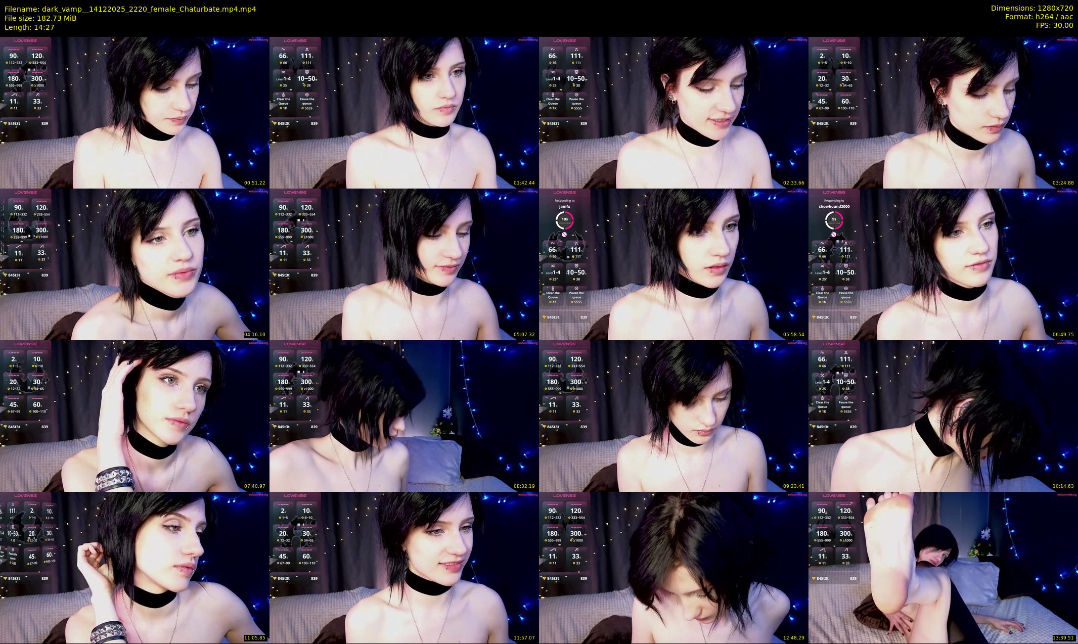 dark_vamp_ — 15 minute Chaturbate female cam show recording, 720p, Dec 14, 2025