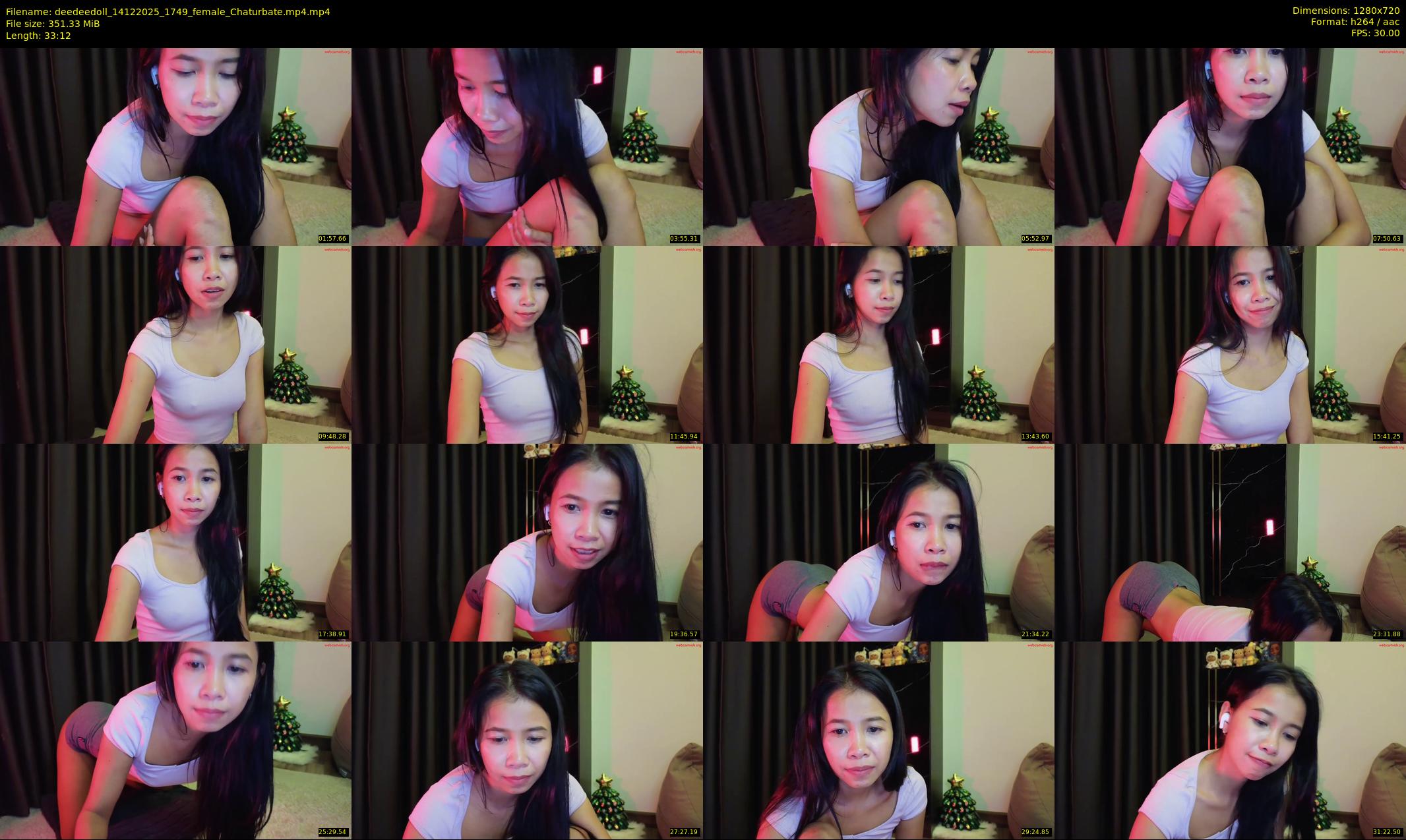 deedeedoll — 34 minute Chaturbate female cam show recording, 720p, Dec 14, 2025