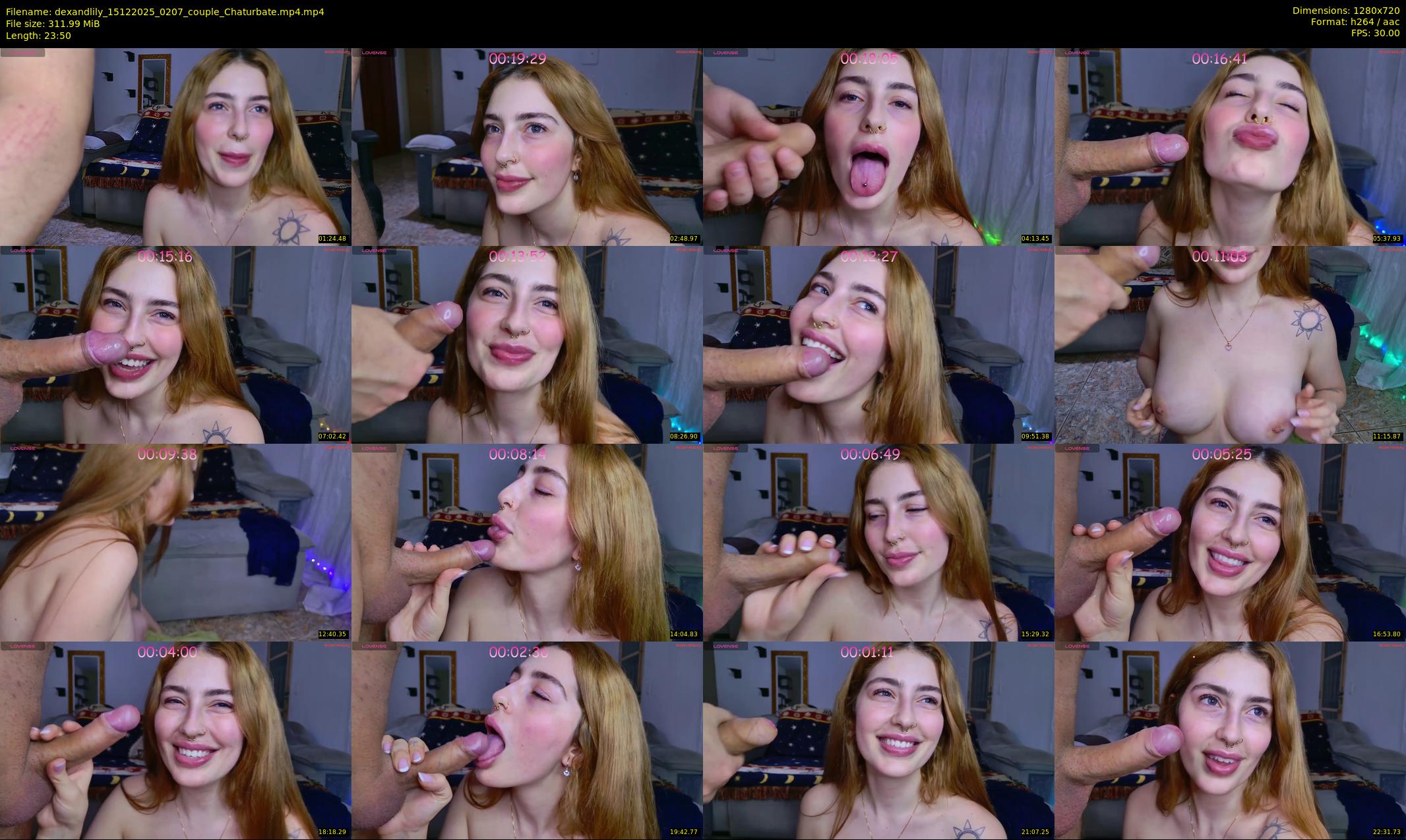 dexandlily — 24 minute Chaturbate couple cam show recording, 720p, Dec 15, 2025